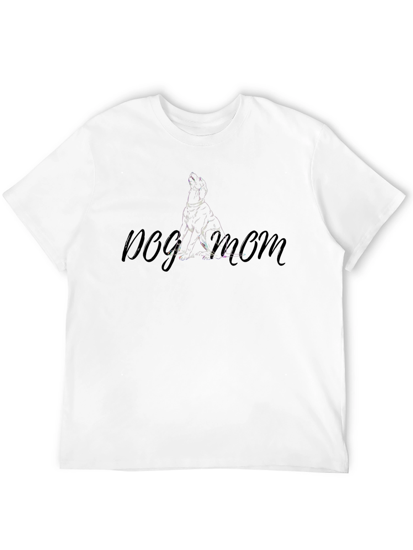 Dog Mom Black T-Shirt