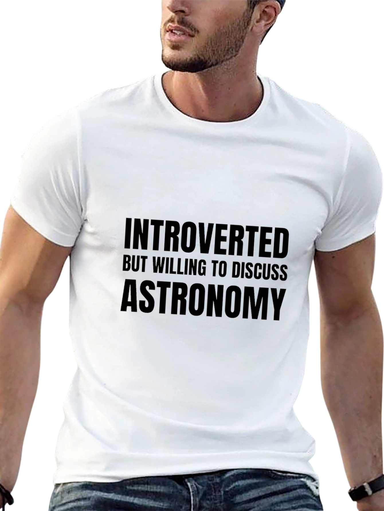 Introverted Astronomy T-Shirt - Black