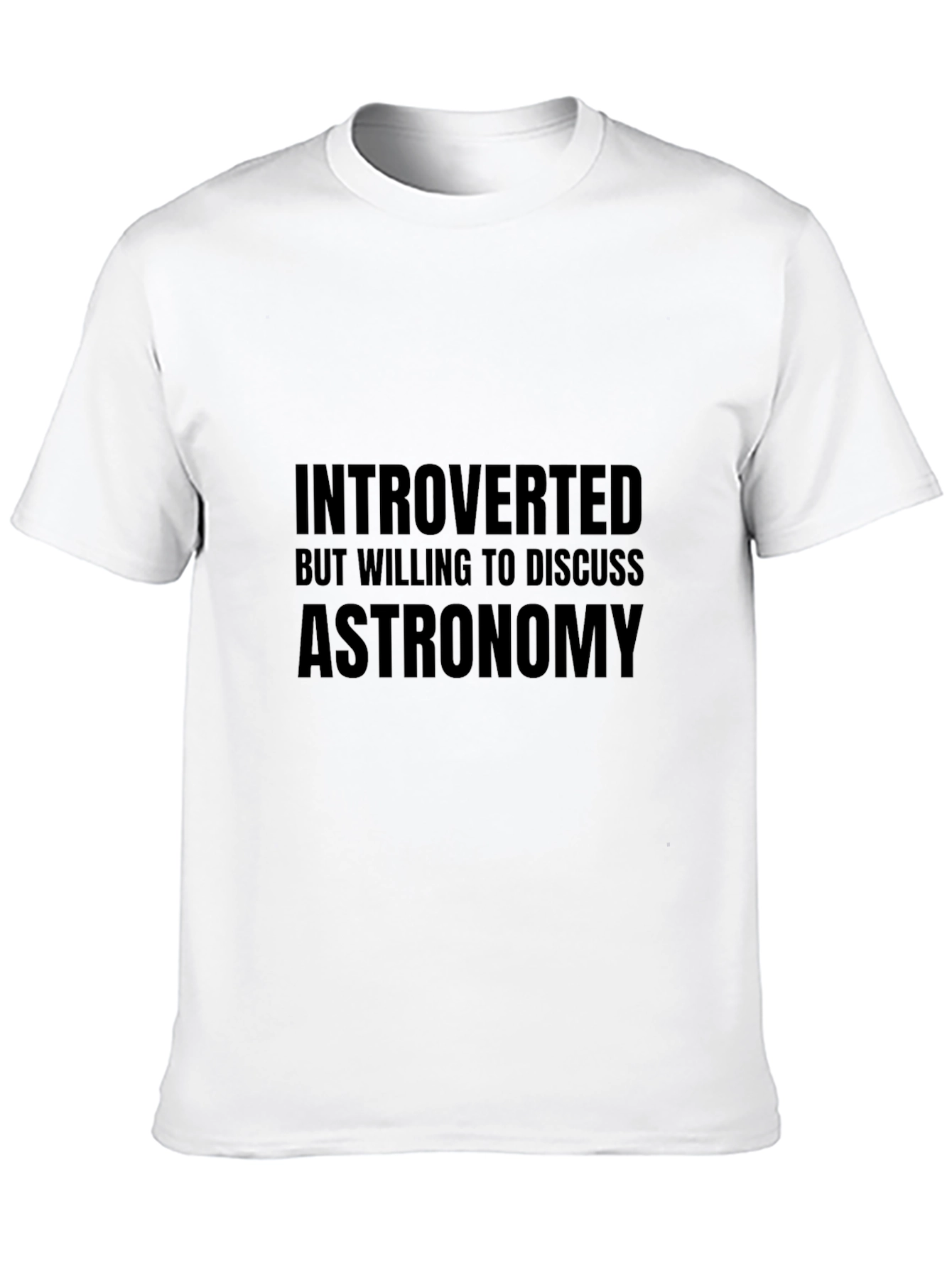 Introverted Astronomy T-Shirt - Black