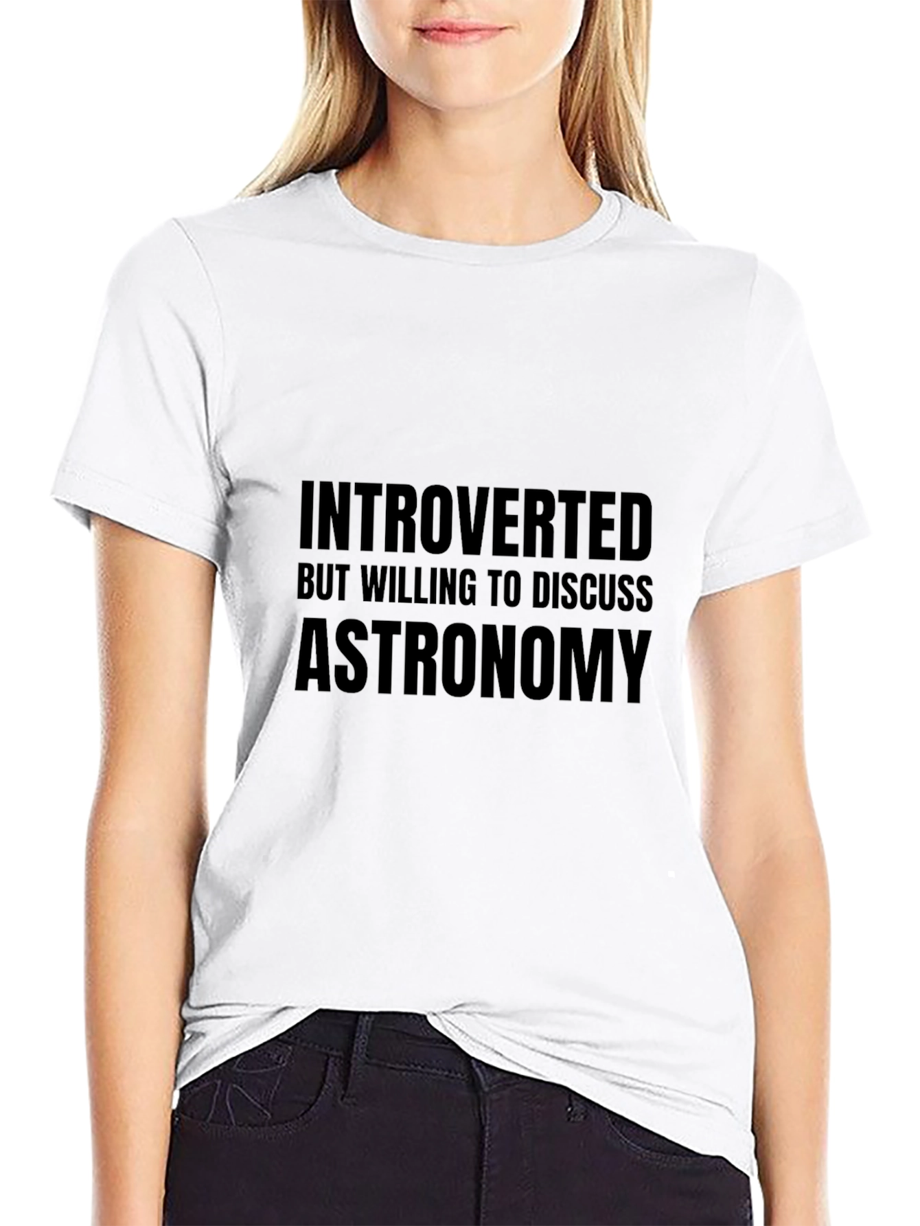 Introverted Astronomy T-Shirt - Black