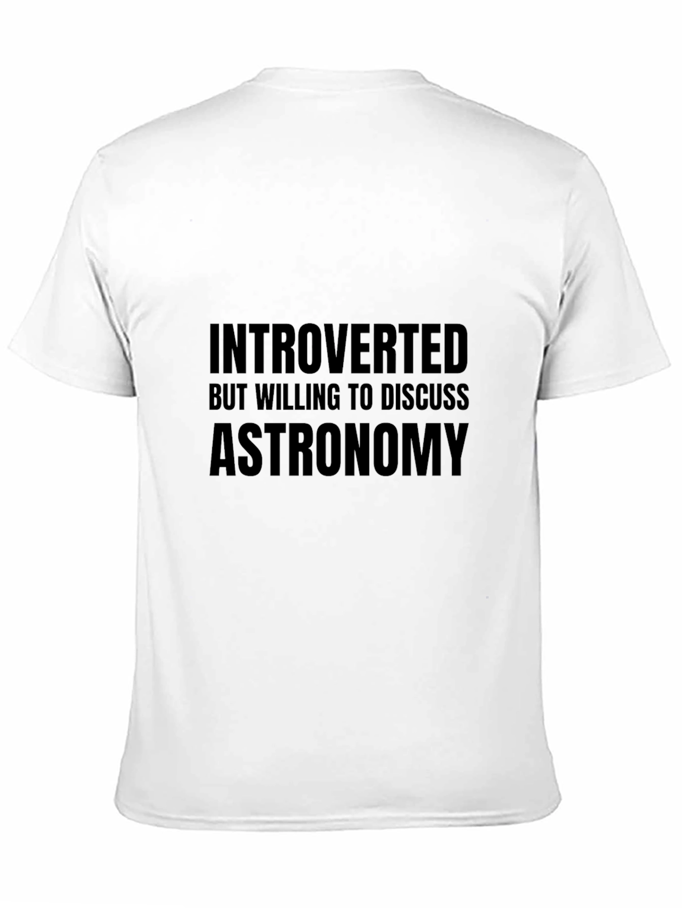 Introverted Astronomy T-Shirt - Black