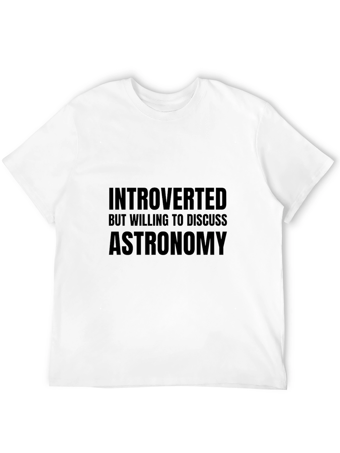 Introverted Astronomy T-Shirt - Black