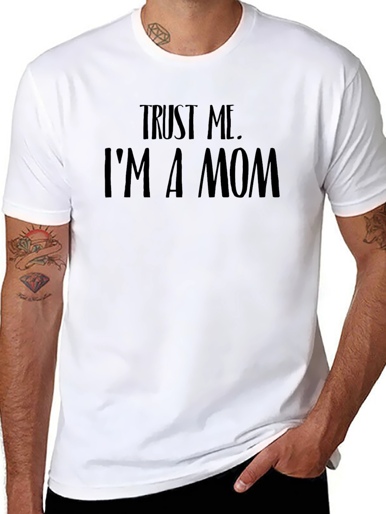 Trust Me Im a Mom Black T-Shirt