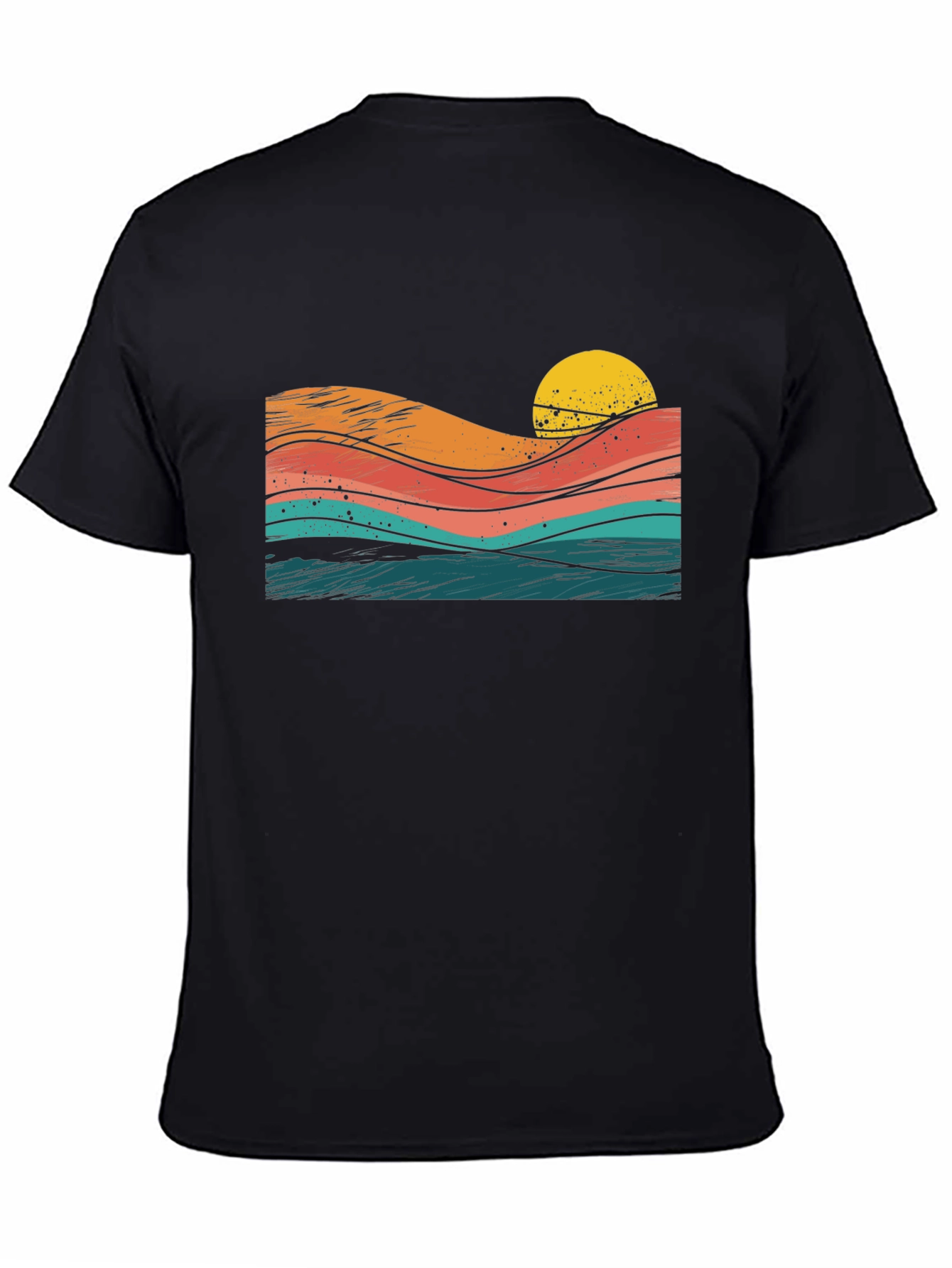 Retro Sunset Wave T-Shirt