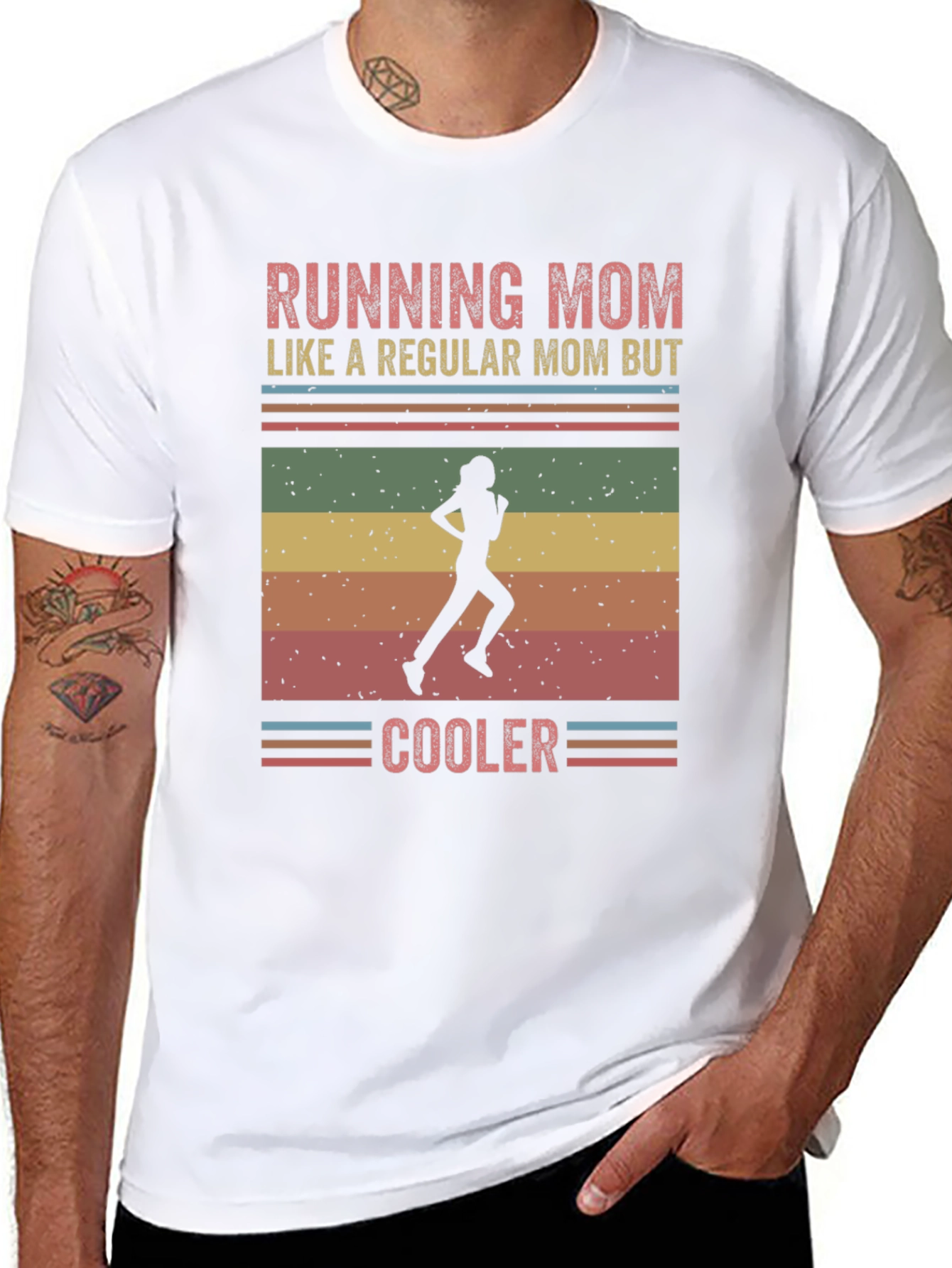 Running Mom Graphic T-Shirt