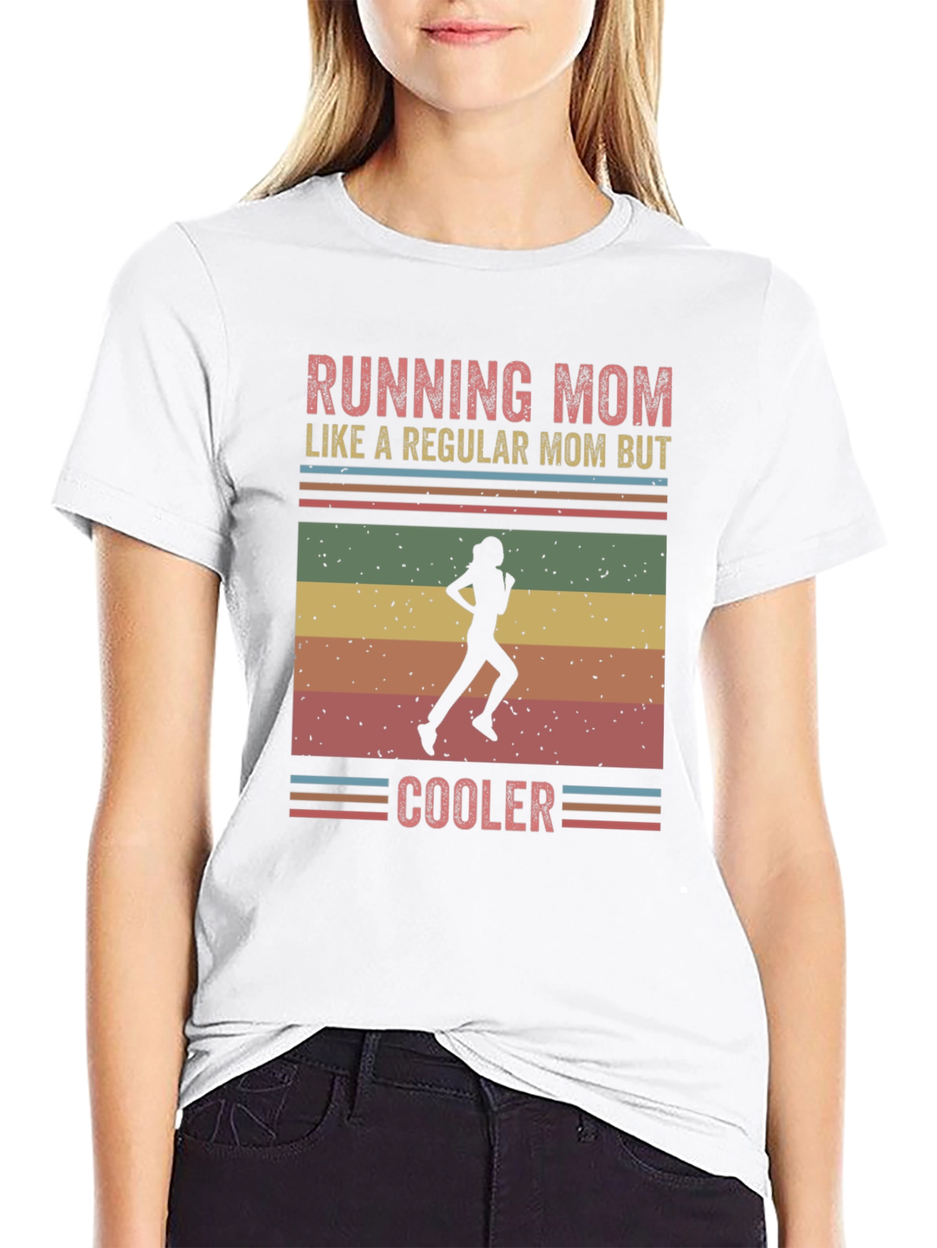 Running Mom Graphic T-Shirt