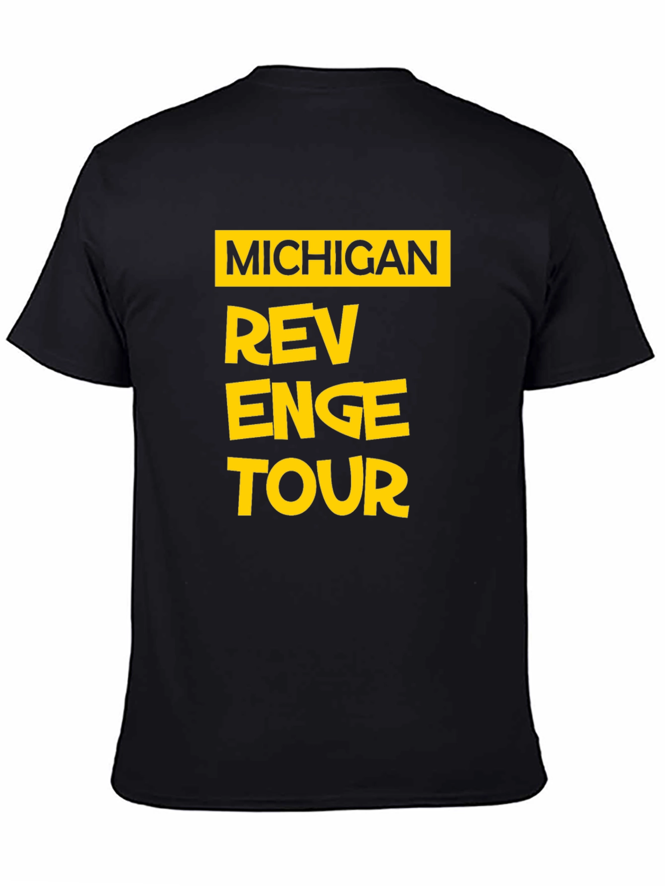 Michigan Revenge Tour Black T-Shirt