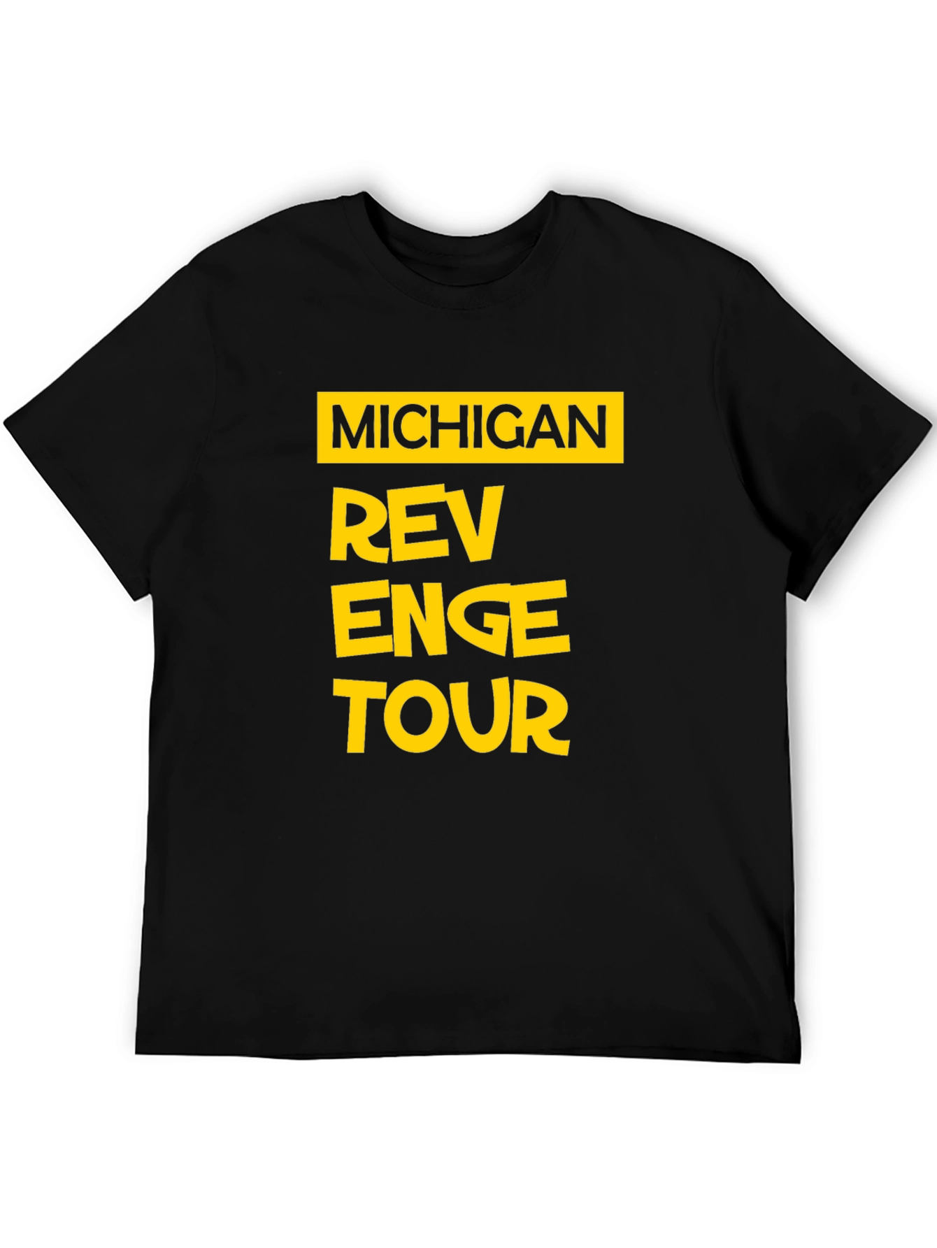 Michigan Revenge Tour Black T-Shirt