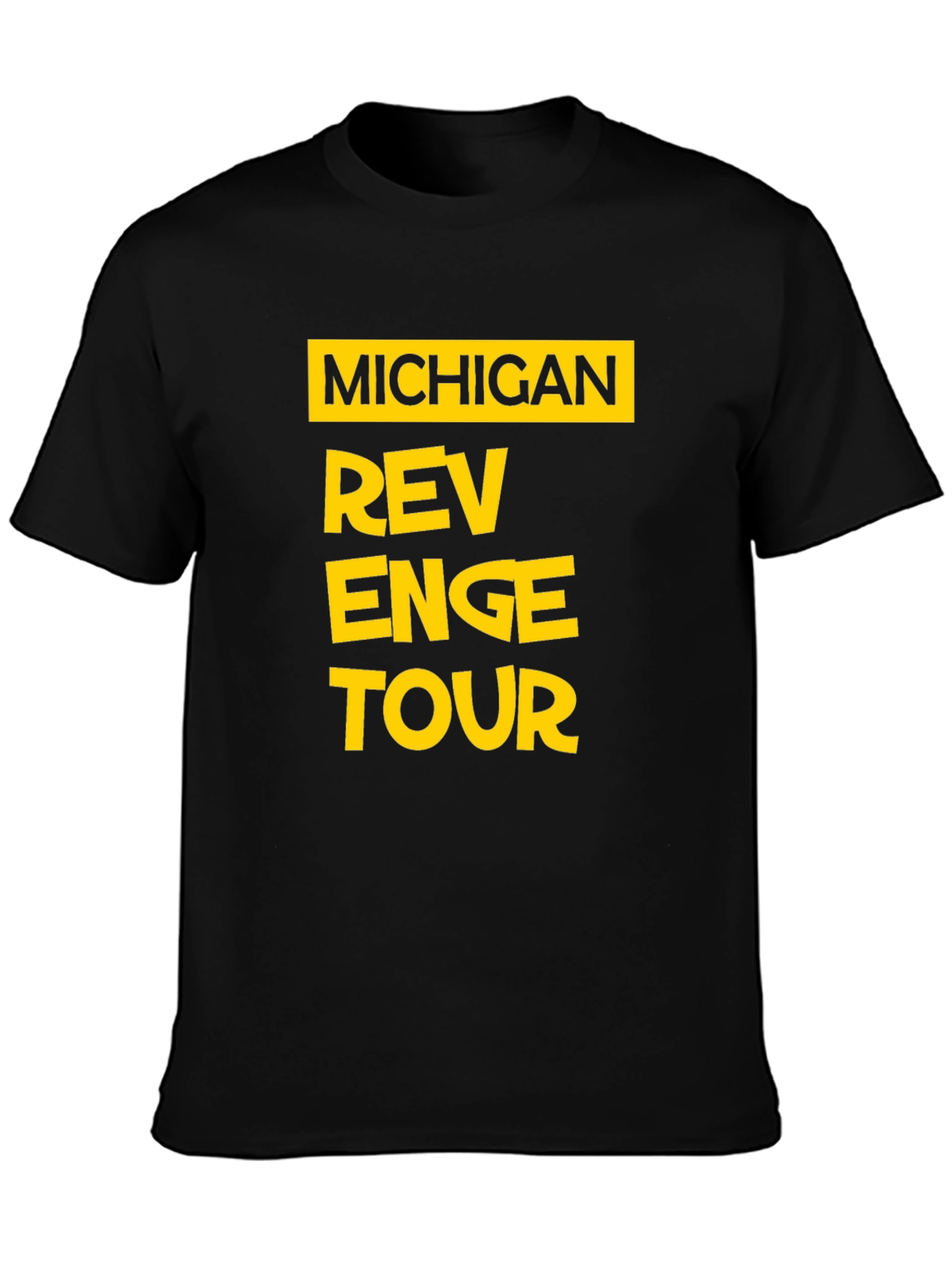 Michigan Revenge Tour Black T-Shirt