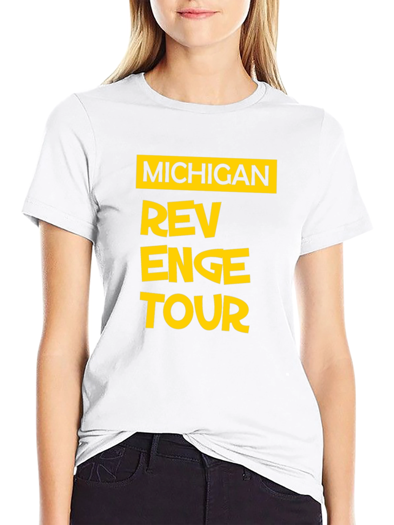 Michigan Revenge Tour Black T-Shirt