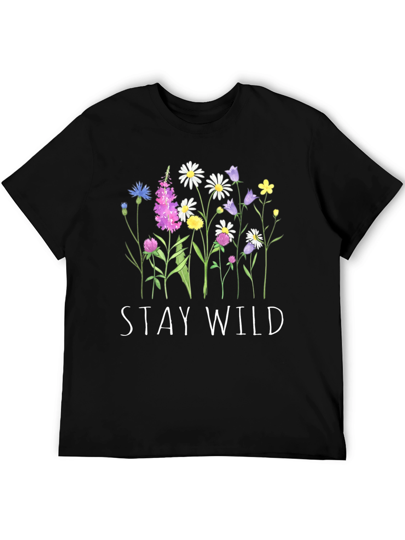 Stay Wild Floral Graphic Tee