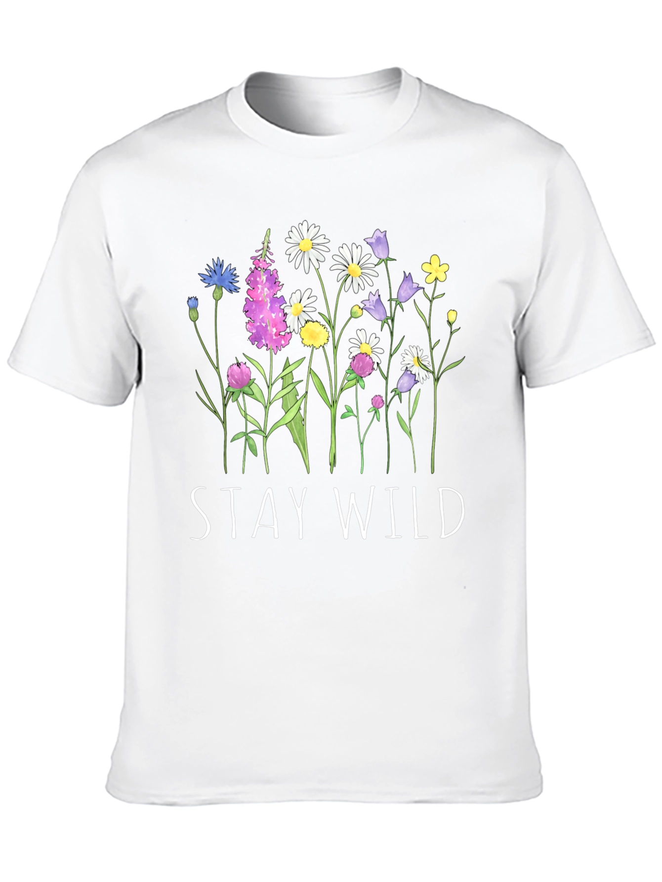 Stay Wild Floral Graphic Tee