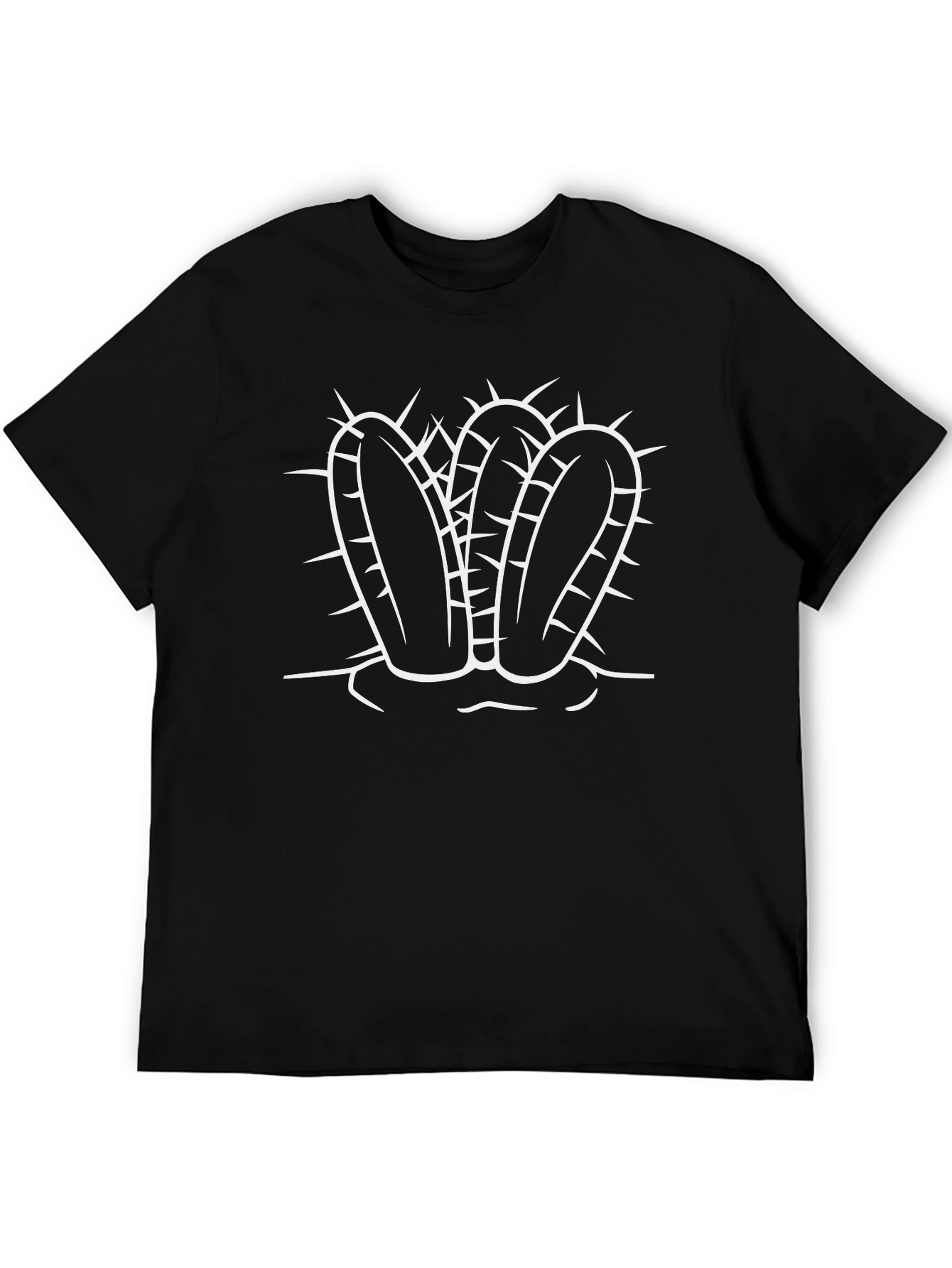 Cactus T-Shirt - Black Graphic Tee