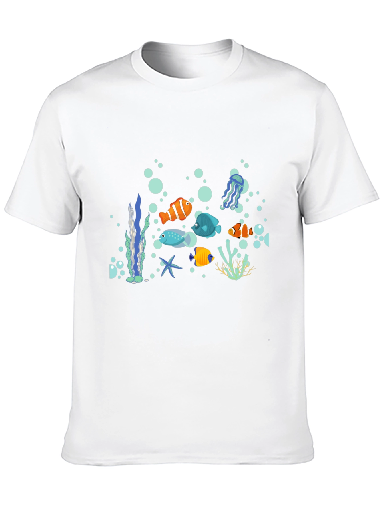 Ocean Life Graphic Print Tee