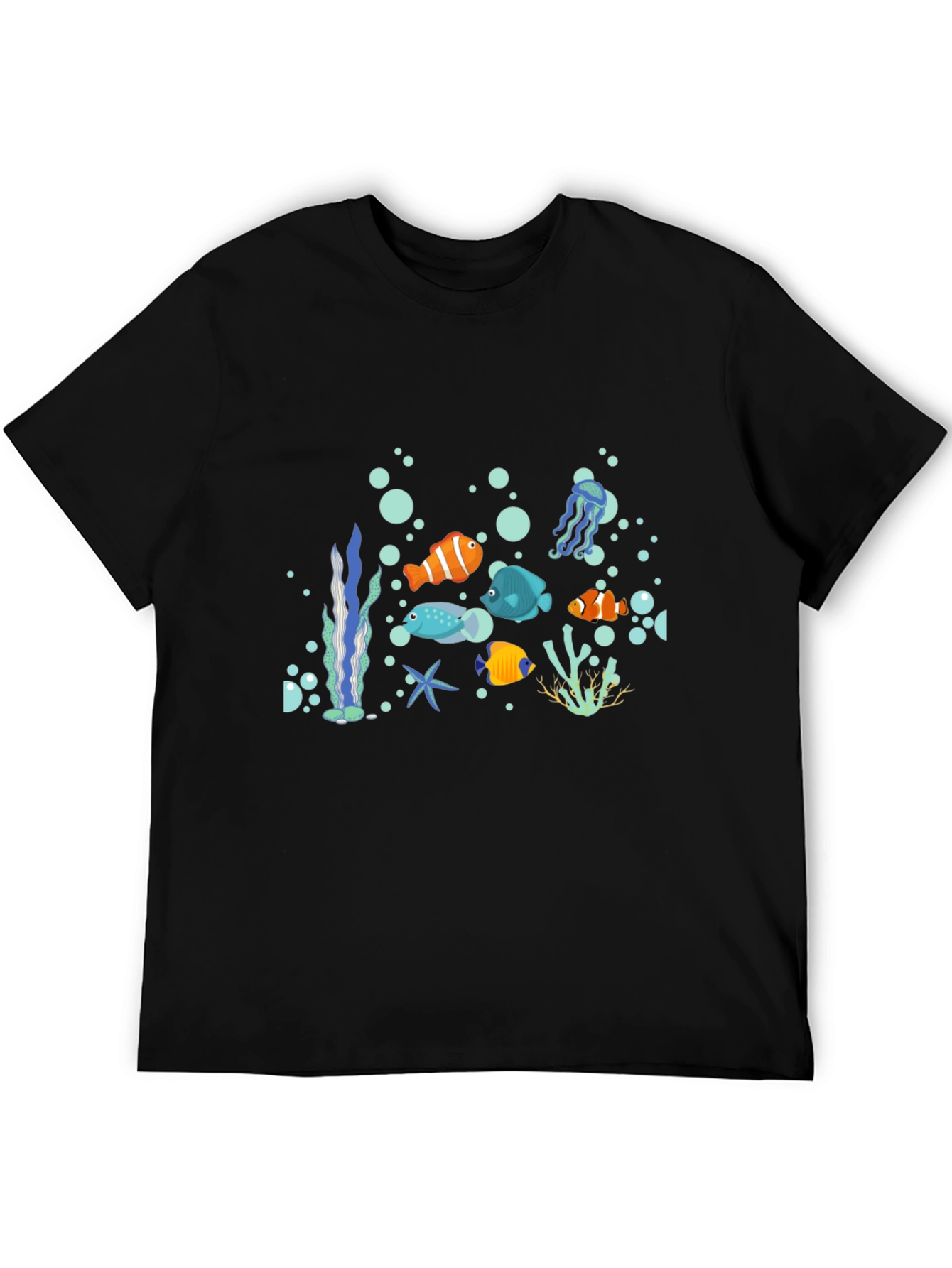 Ocean Life Graphic Print Tee