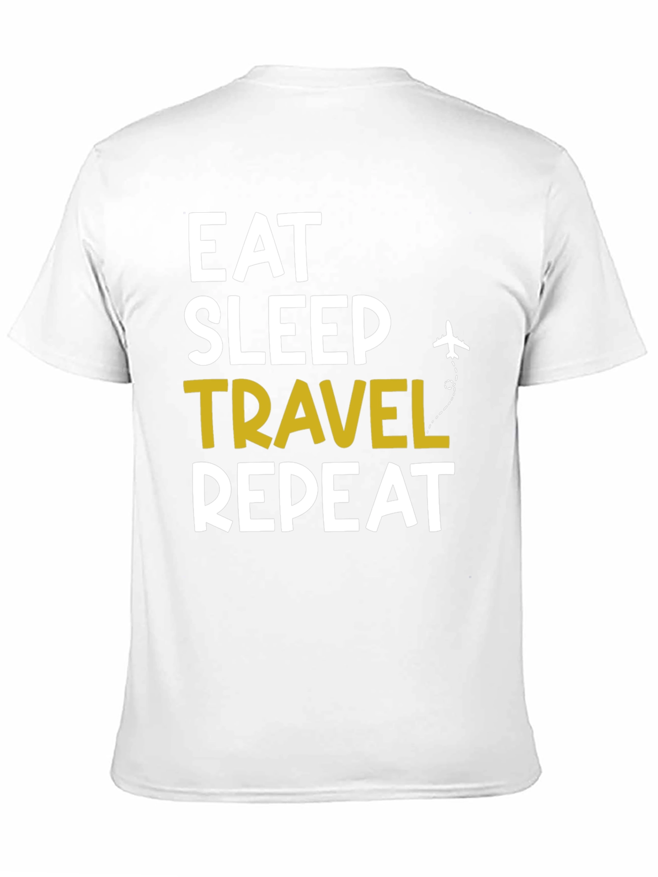 Eat Sleep Travel Repeat Graphic Tee