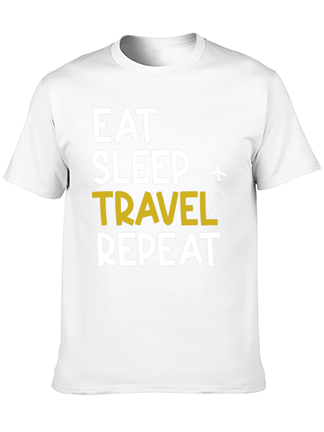 Eat Sleep Travel Repeat Graphic Tee