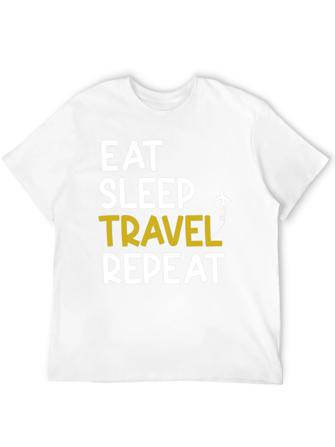 Eat Sleep Travel Repeat Graphic Tee