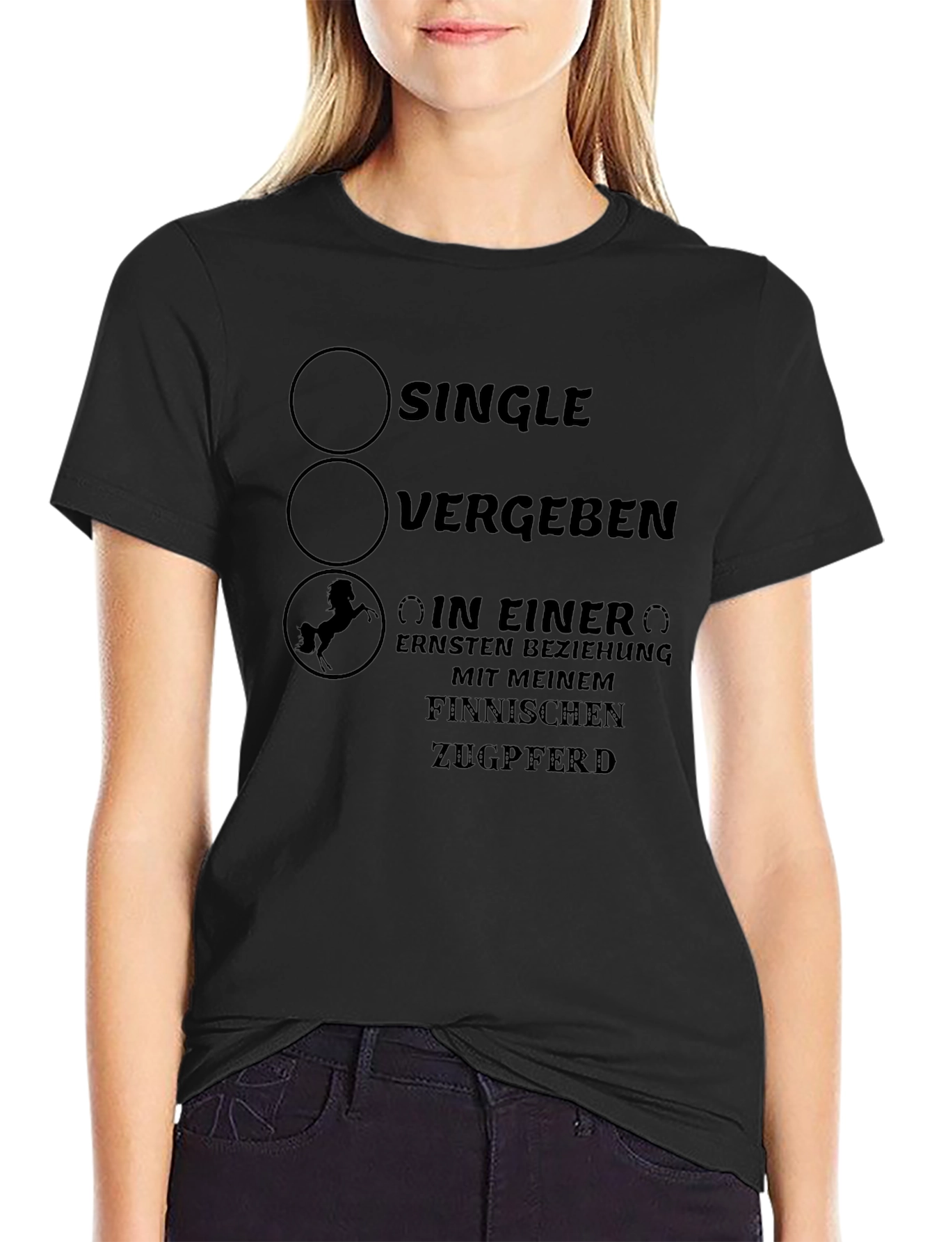 Single Vergben Finnish Horse T-Shirt