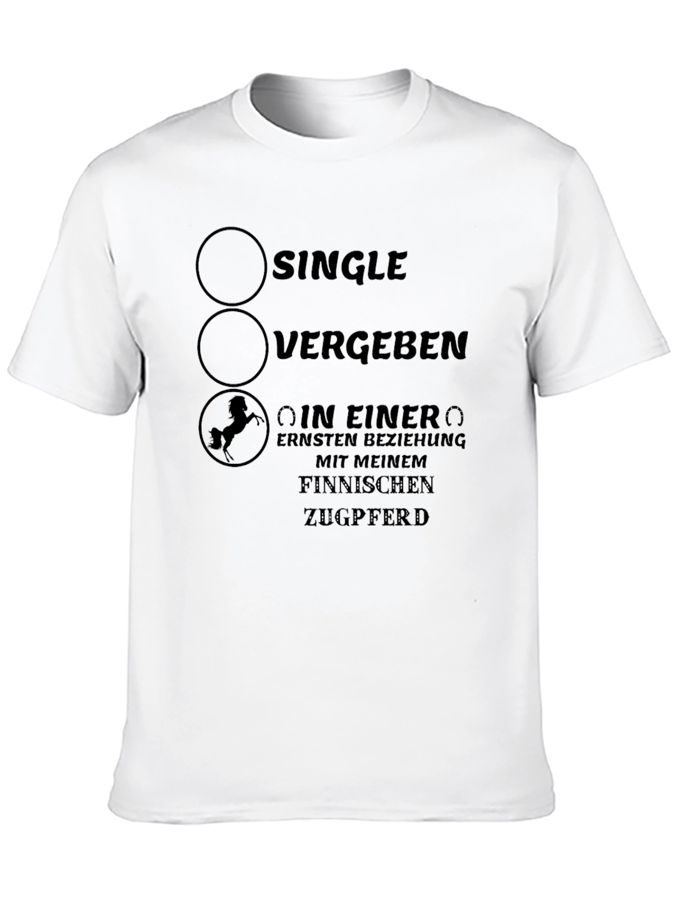 Single Vergben Finnish Horse T-Shirt