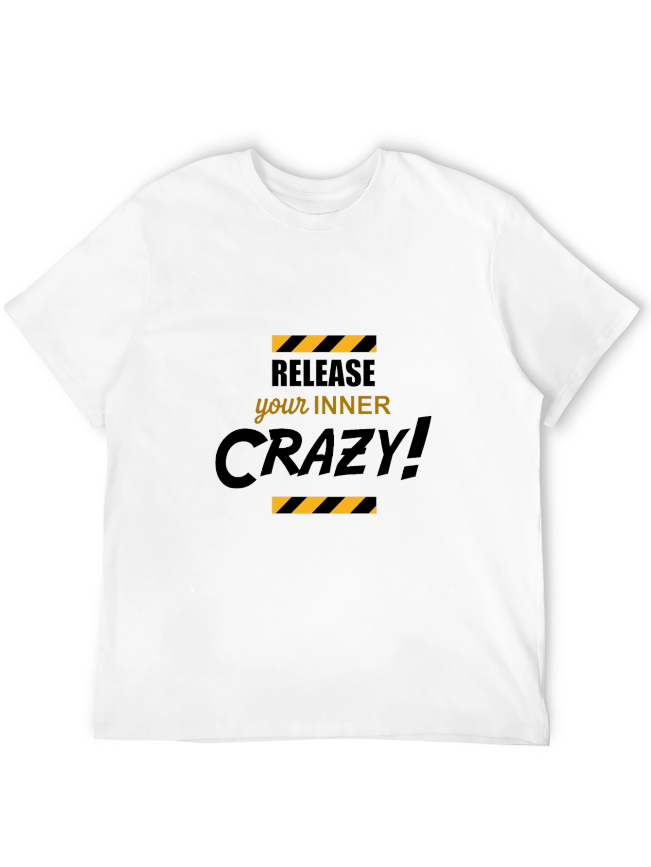 Release Your Inner Crazy Black T-Shirt