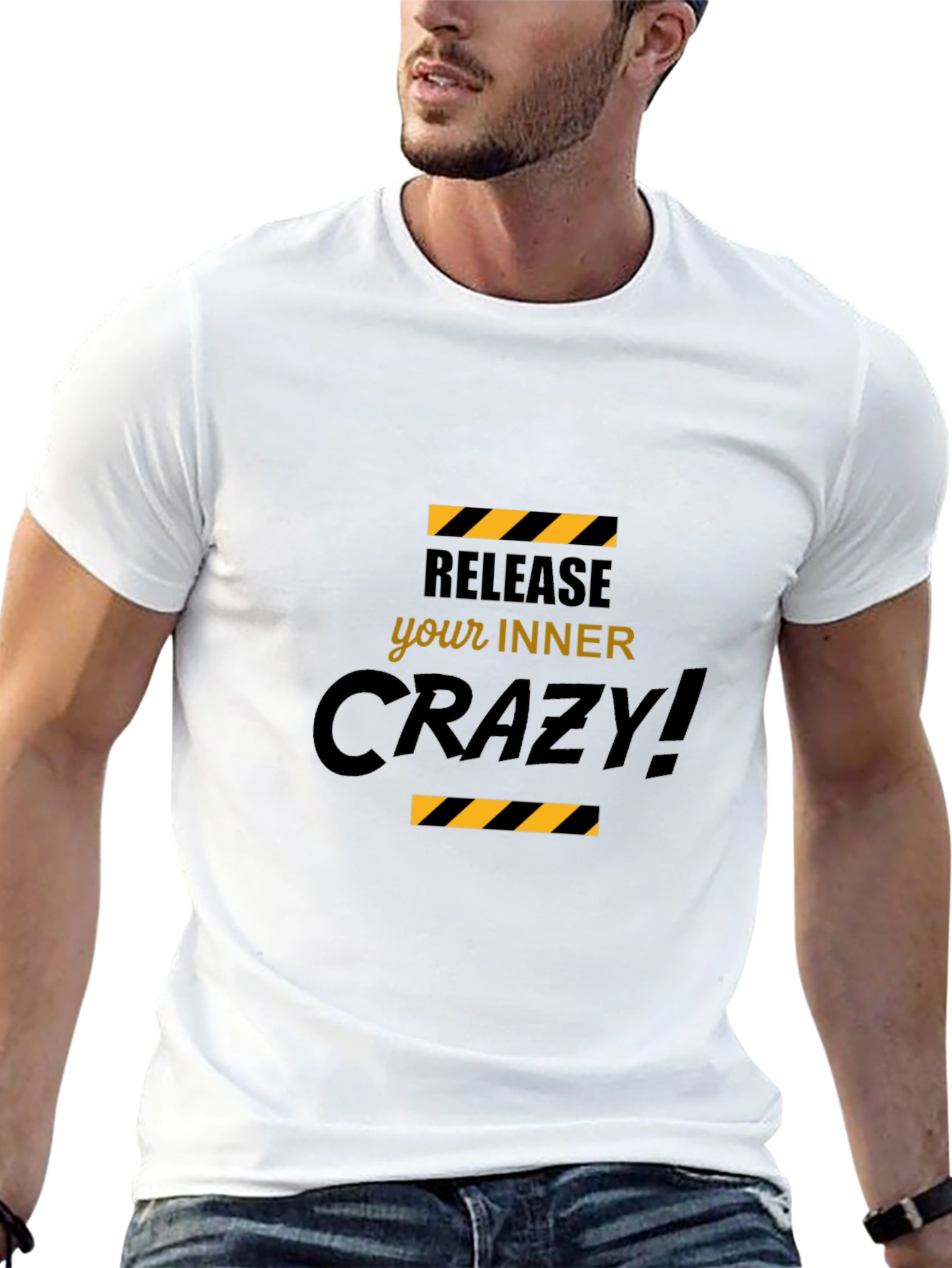 Release Your Inner Crazy Black T-Shirt