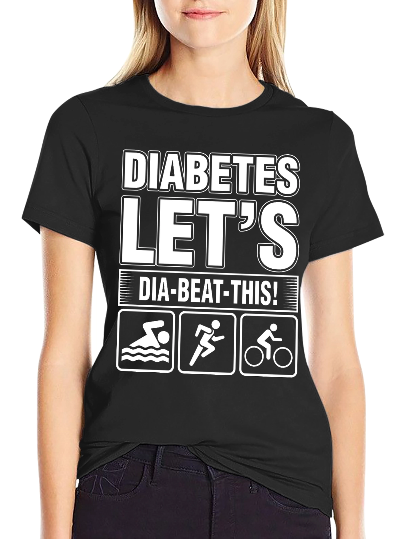 Diabetes Lets Dia-Beat-This! T-Shirt