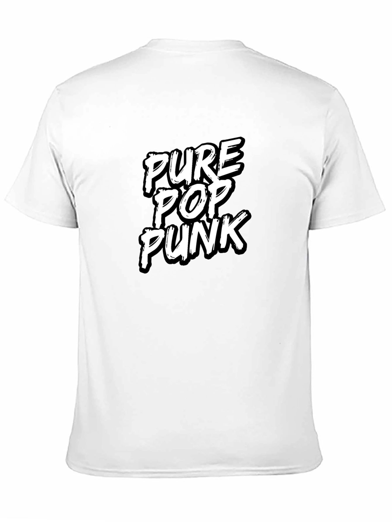 Pure Pop Punk Black Graphic Tee