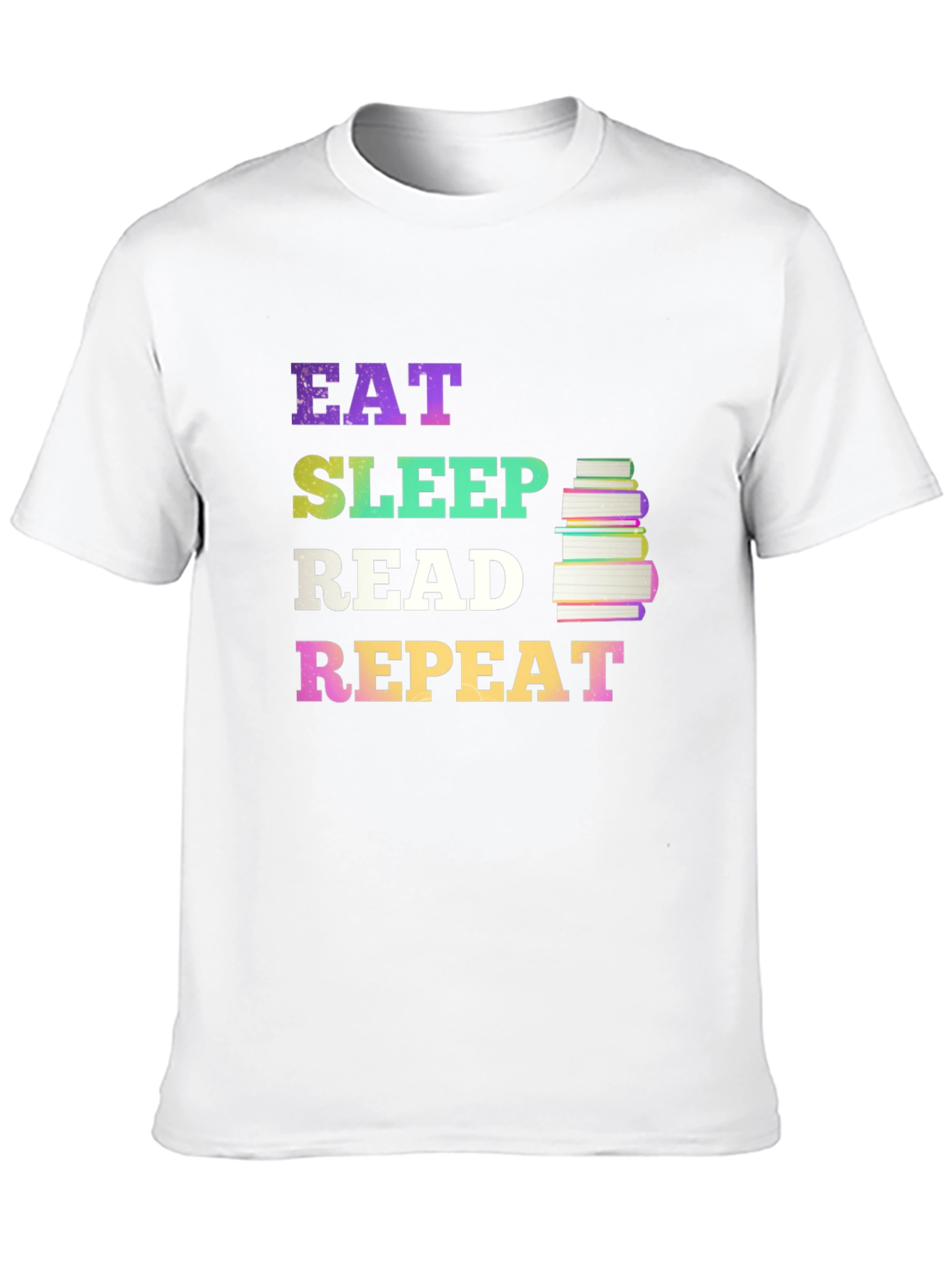 Eat Sleep Read Repeat Graphic Tee