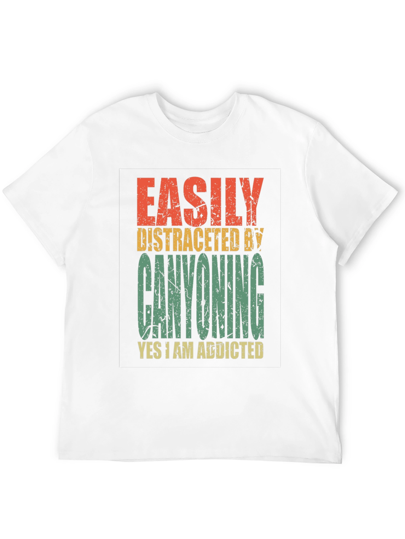 Canyoning Addict T-Shirt - Distracted by Canyoning Tee