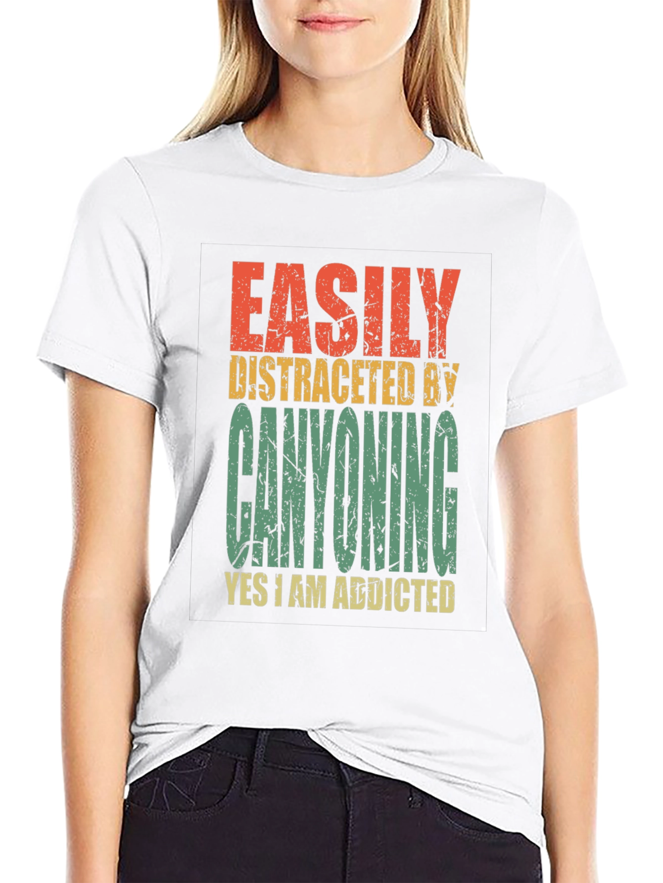Canyoning Addict T-Shirt - Distracted by Canyoning Tee