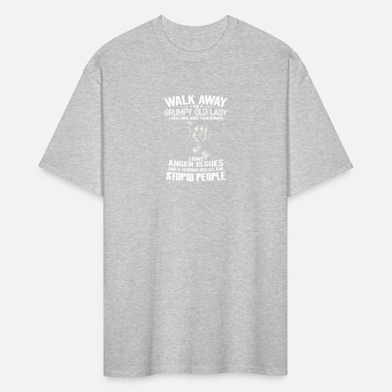 Walk Away I m A Grumpy Old Lady T Shirt