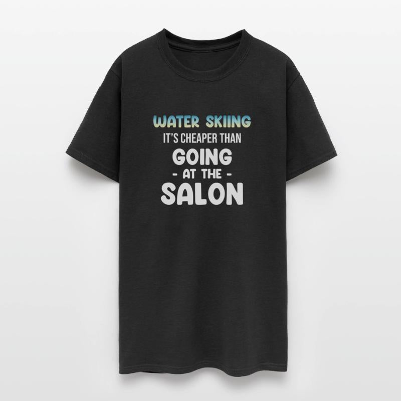 Water Skiing It's Cheaper That Going At The Salon