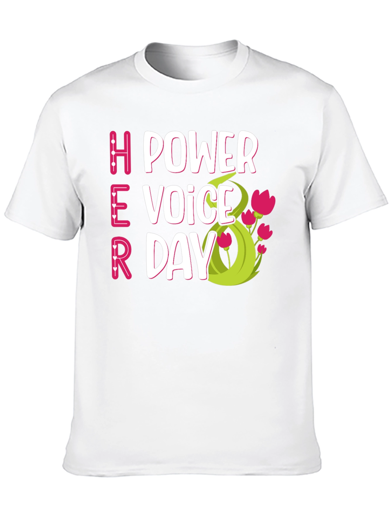 Her Power Voice Day T-Shirt - Celebrate Women