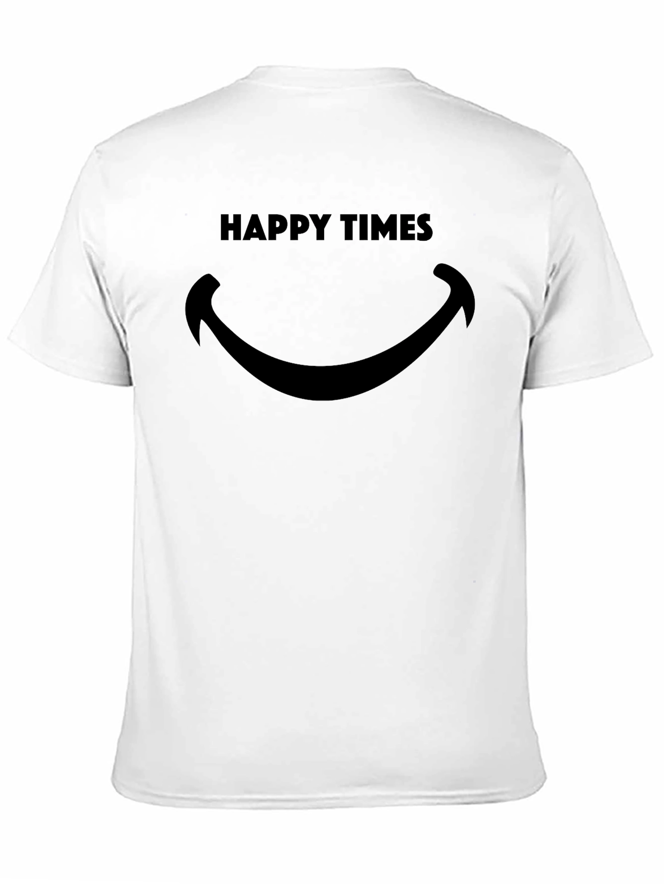 Happy Times Black Graphic Tee
