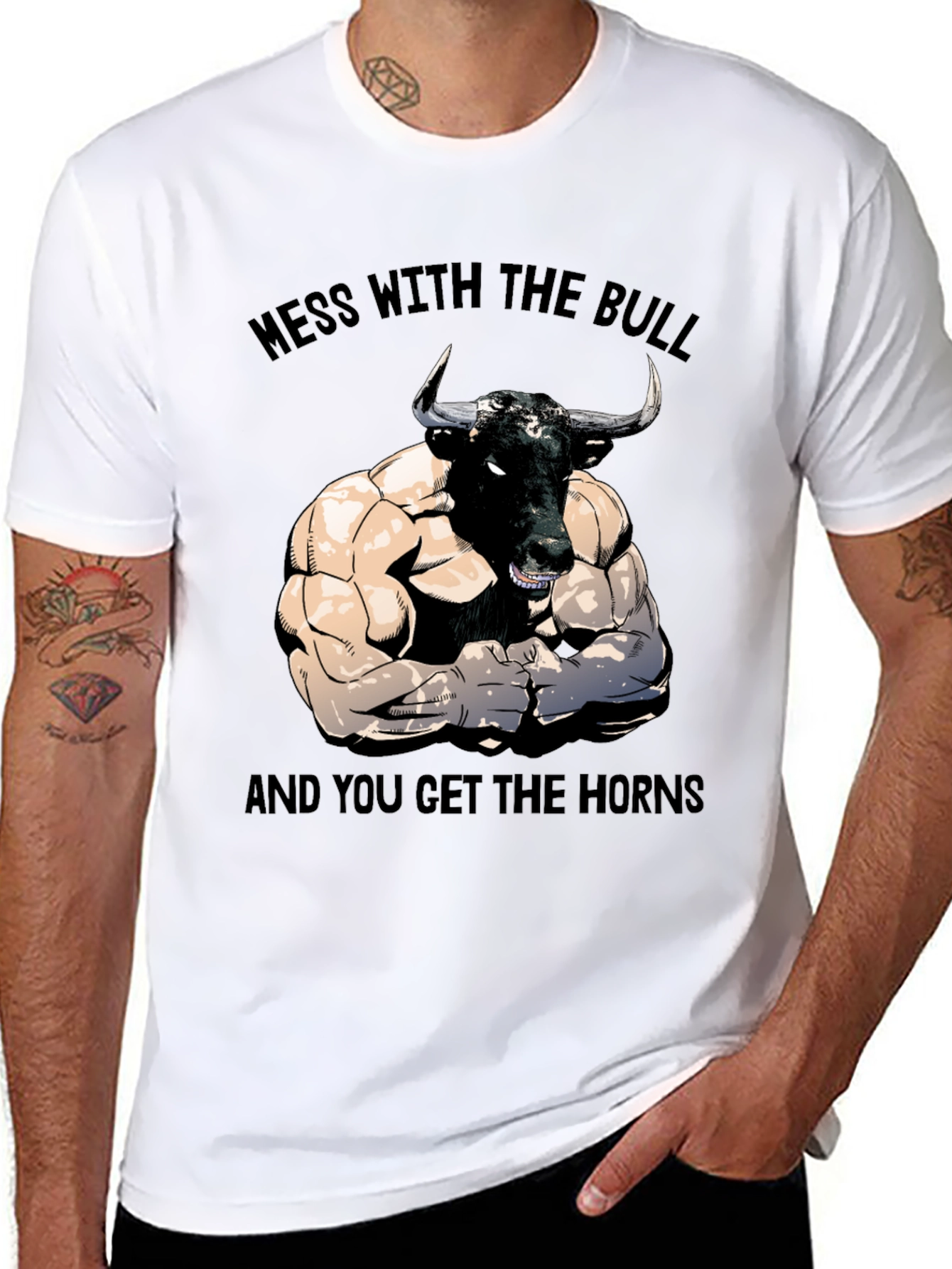 Mess With The Bull Graphic T-Shirt