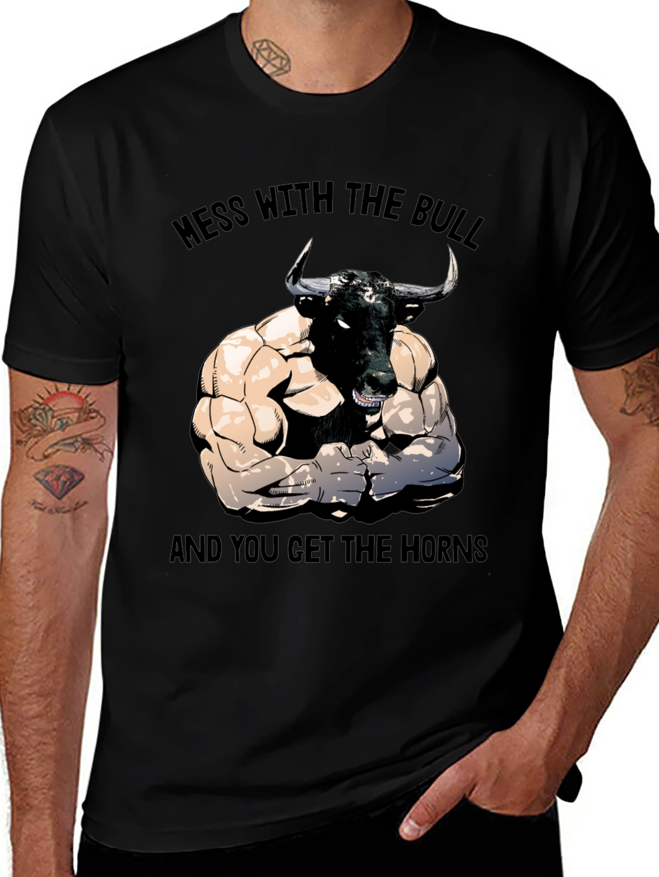 Mess With The Bull Graphic T-Shirt