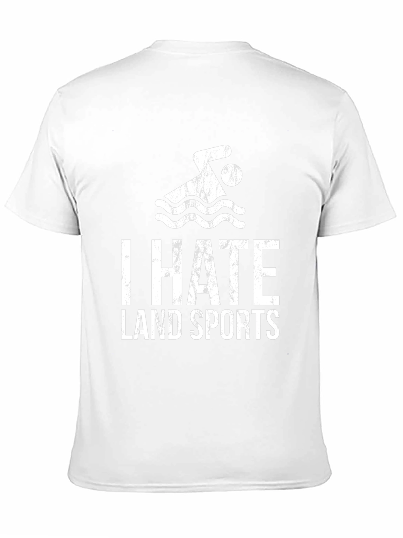 I Hate Land Sports Black T-Shirt