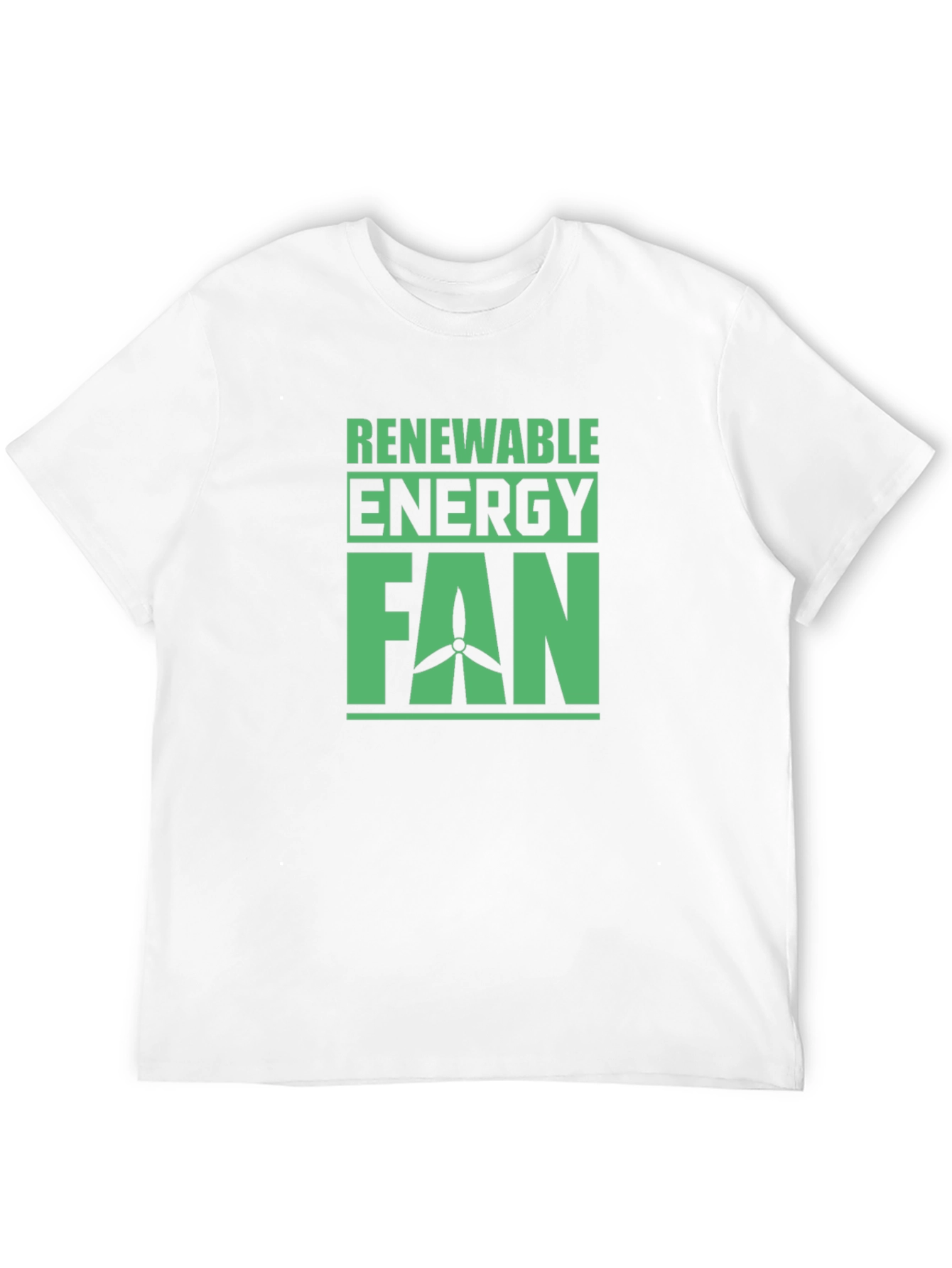 Renewable Energy Fan T-Shirt - Eco-Friendly Design