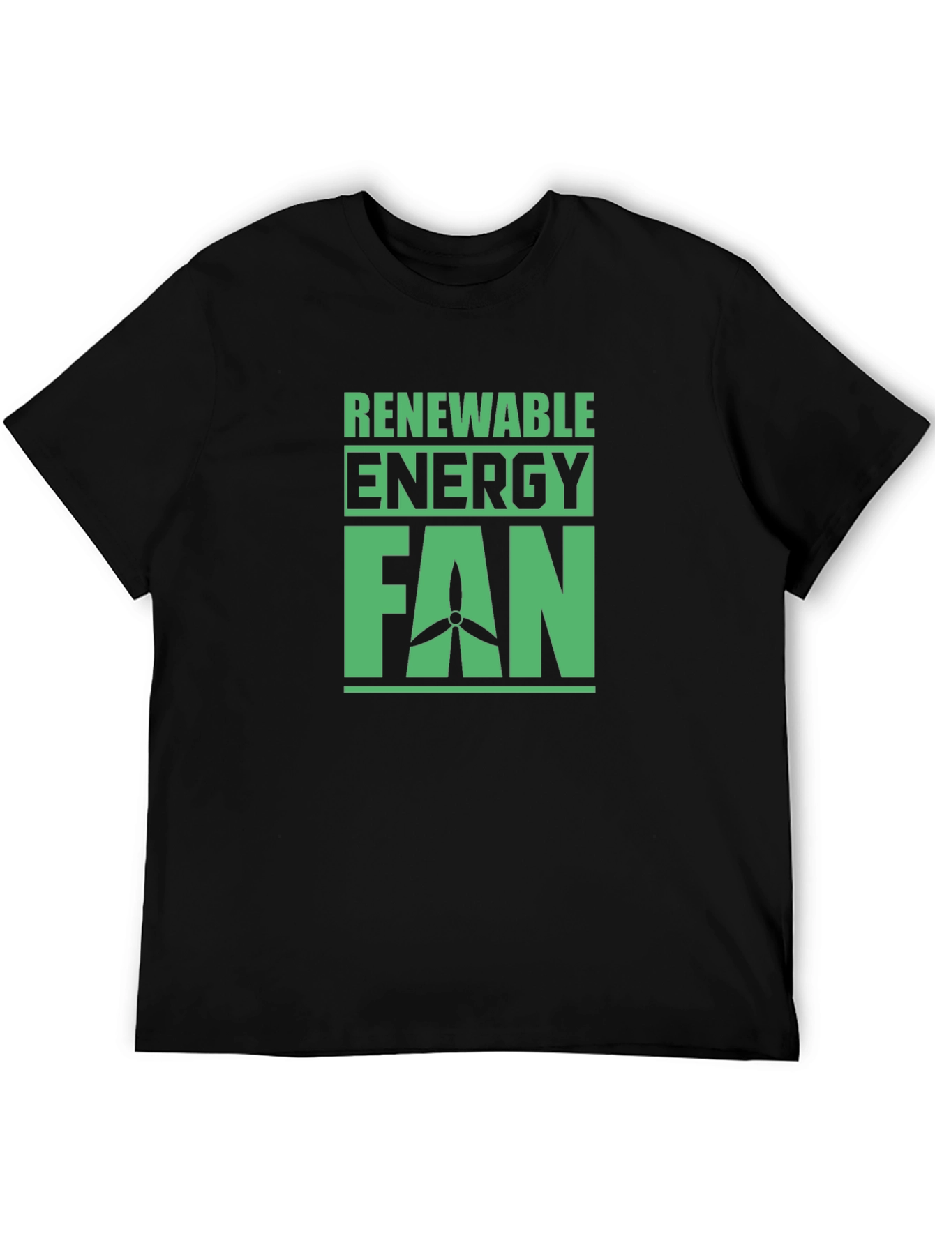 Renewable Energy Fan T-Shirt - Eco-Friendly Design