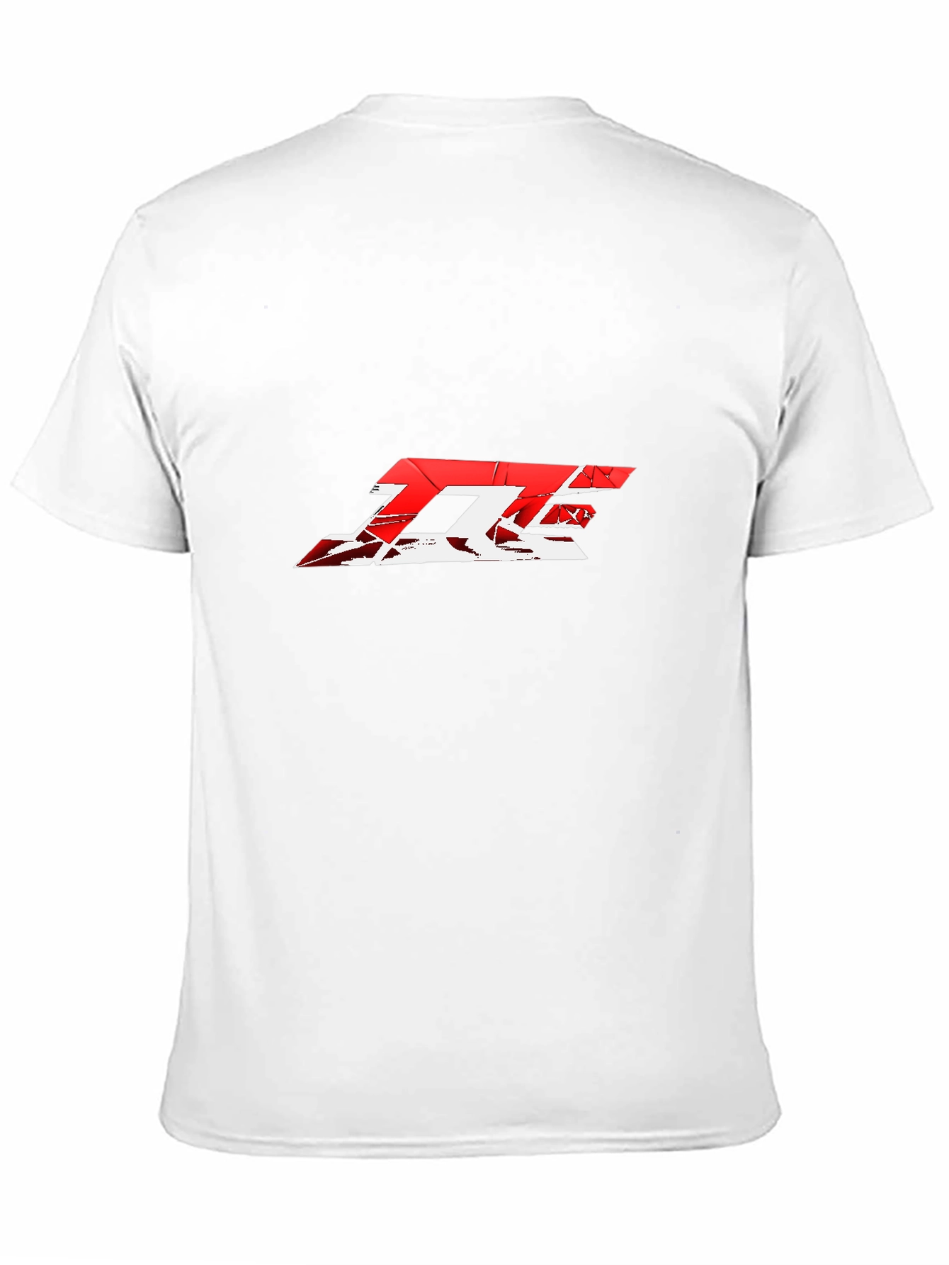 Red and White Graphic Tee