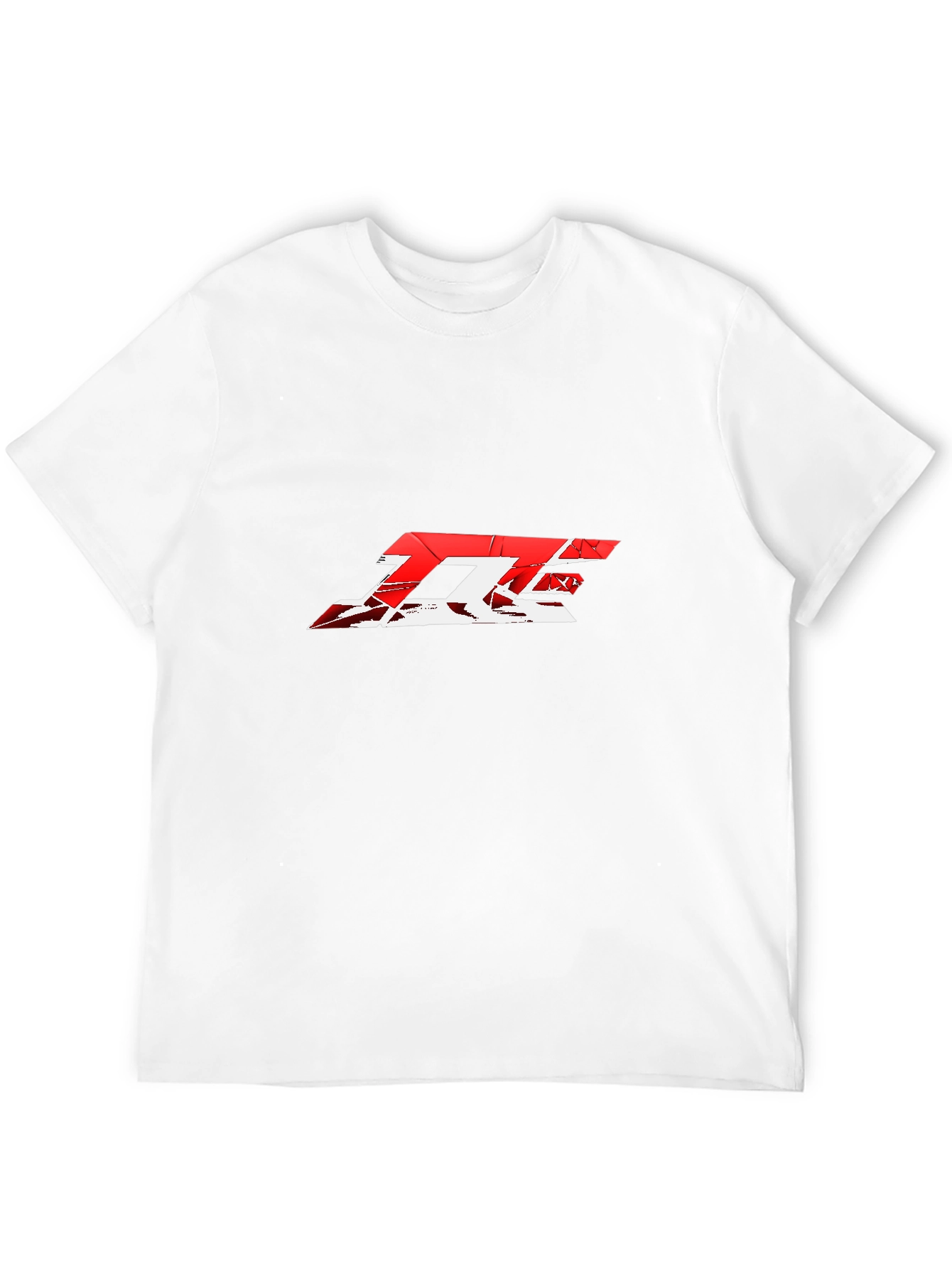 Red and White Graphic Tee