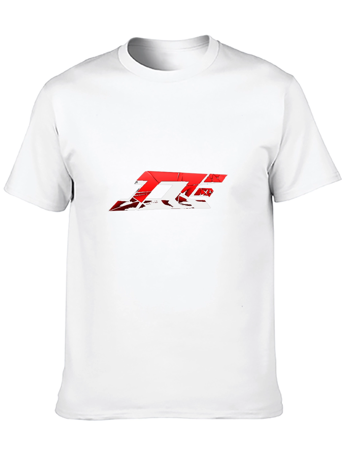 Red and White Graphic Tee