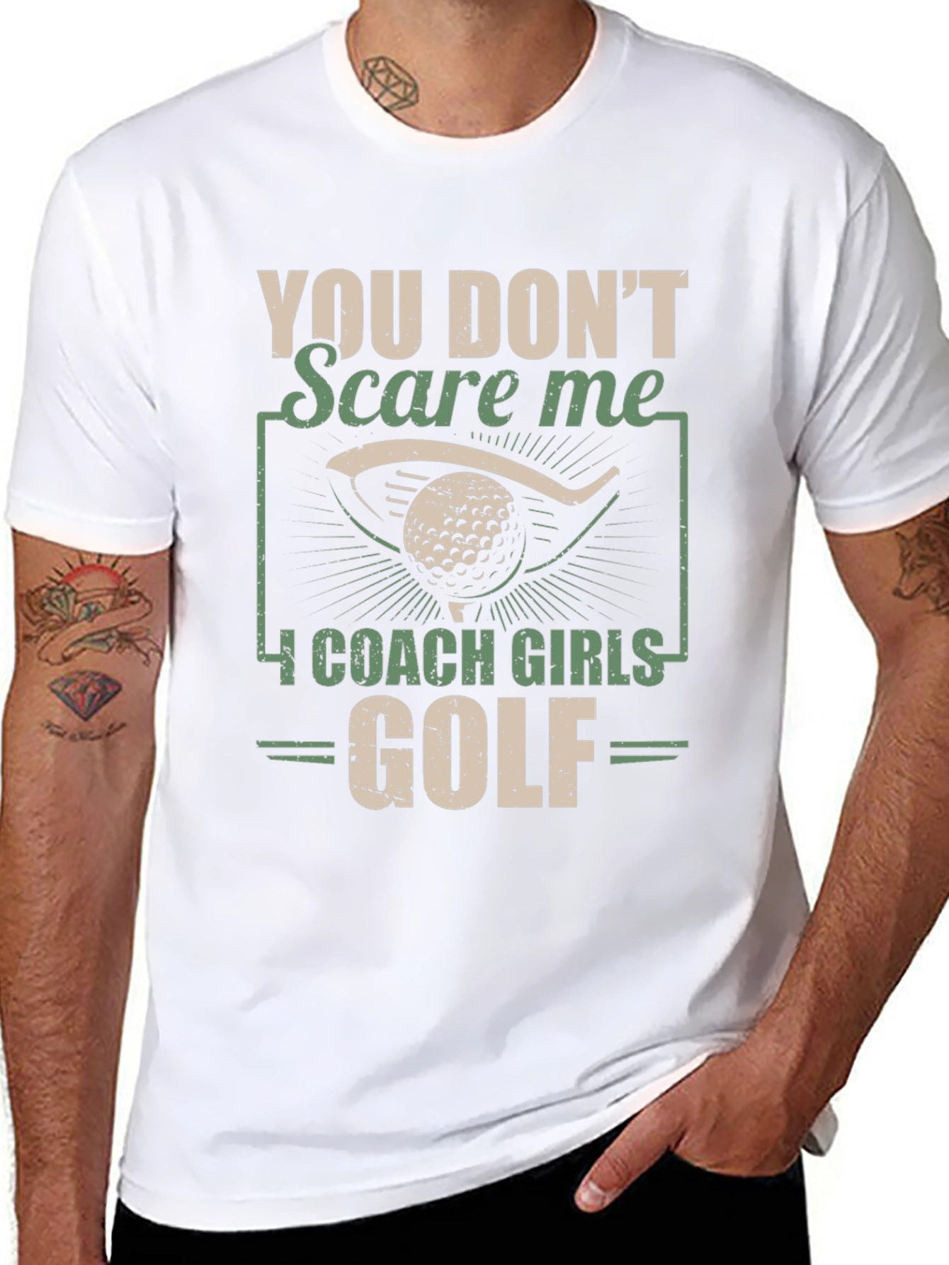 Coach Girls Golf T-Shirt - Funny Golfer Tee
