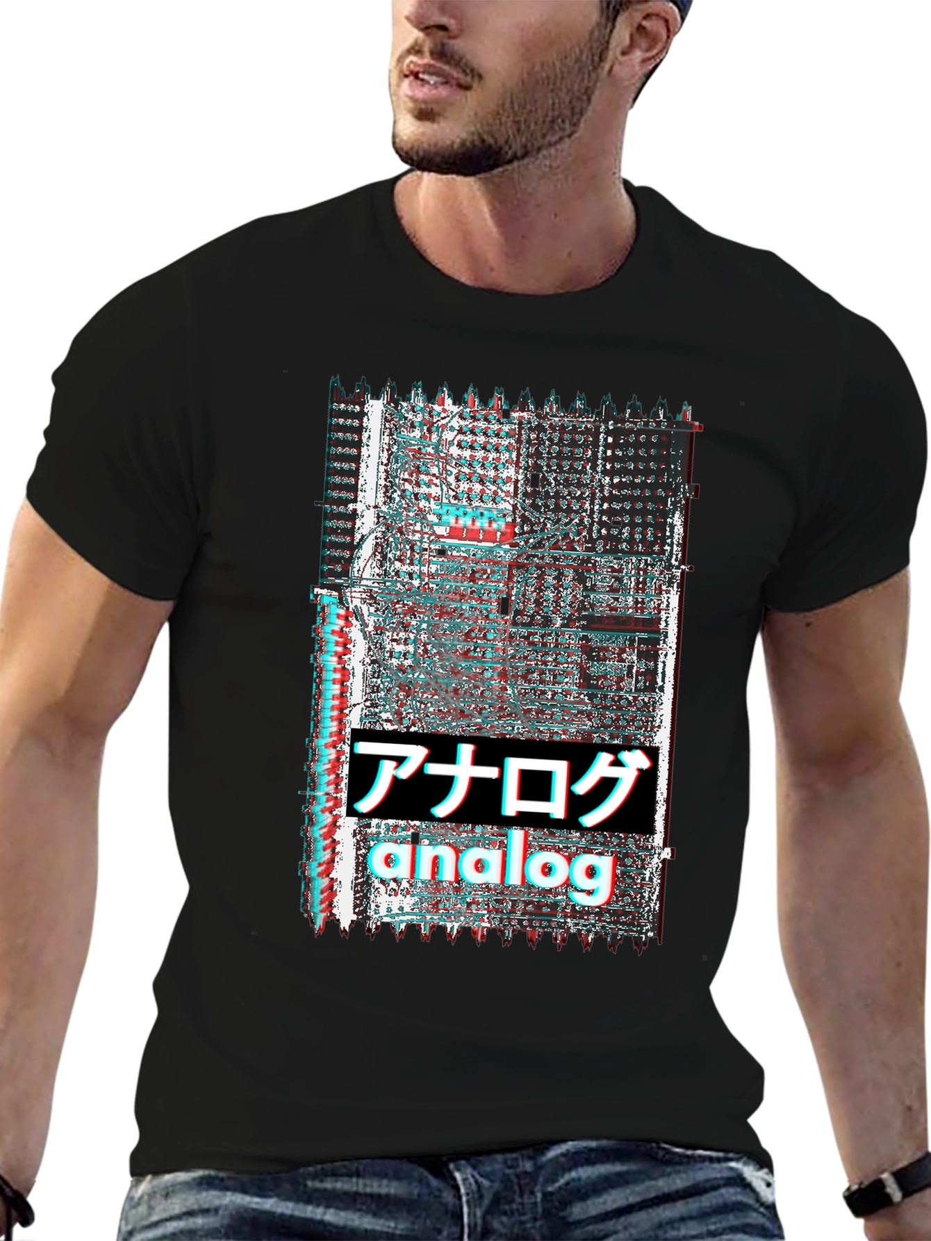 Analog Circuit Board Glitchcore T-Shirt