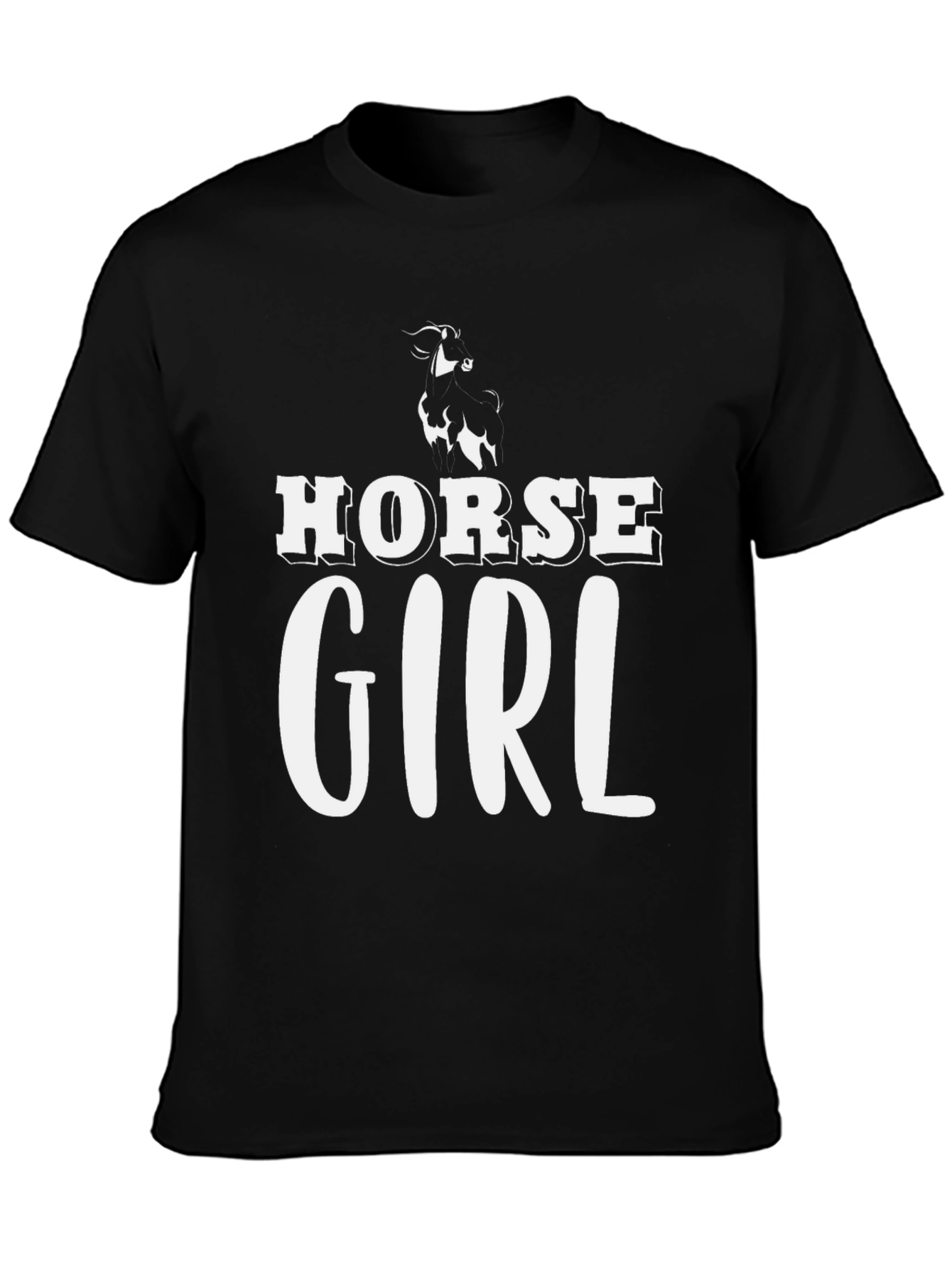 Horse Girl Graphic Tee - Equestrian Lover Shirt