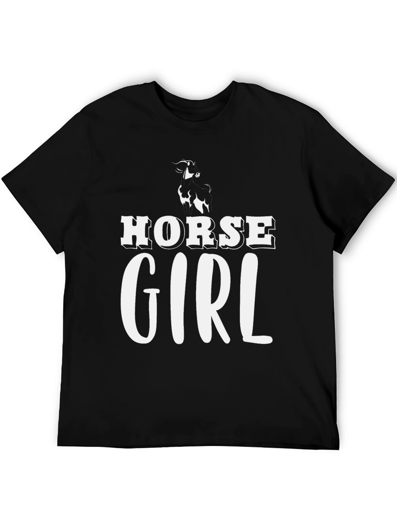 Horse Girl Graphic Tee - Equestrian Lover Shirt