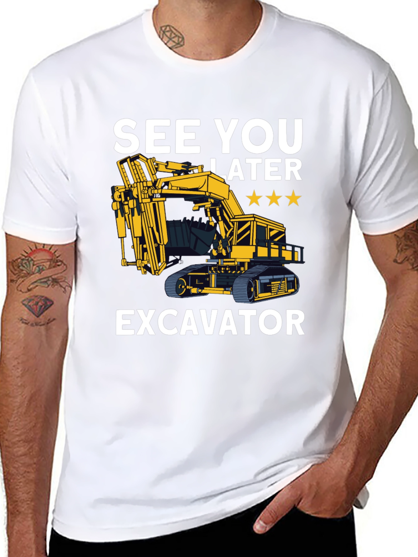 See You Later Excavator T-Shirt