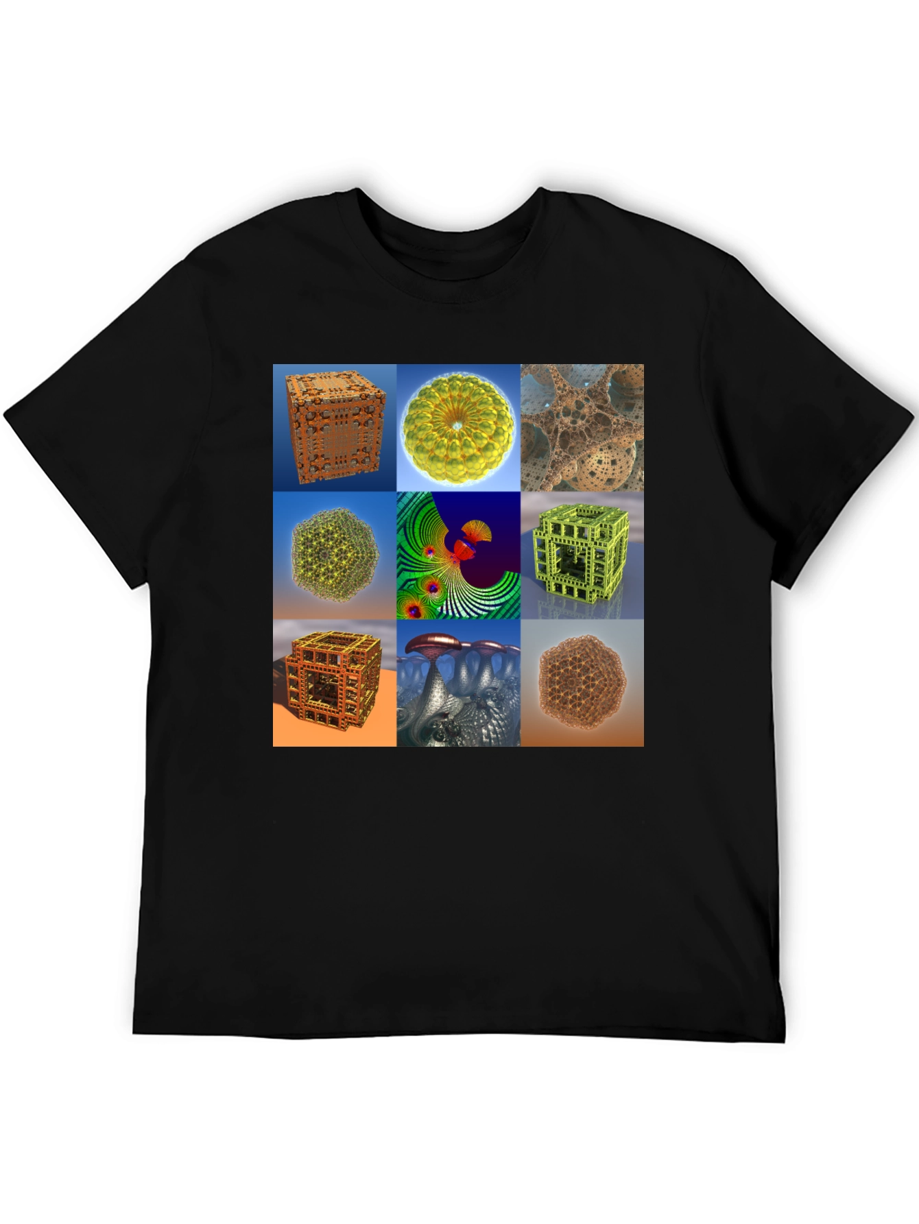 Fractal Art Print Tee - Unique Design T-Shirt