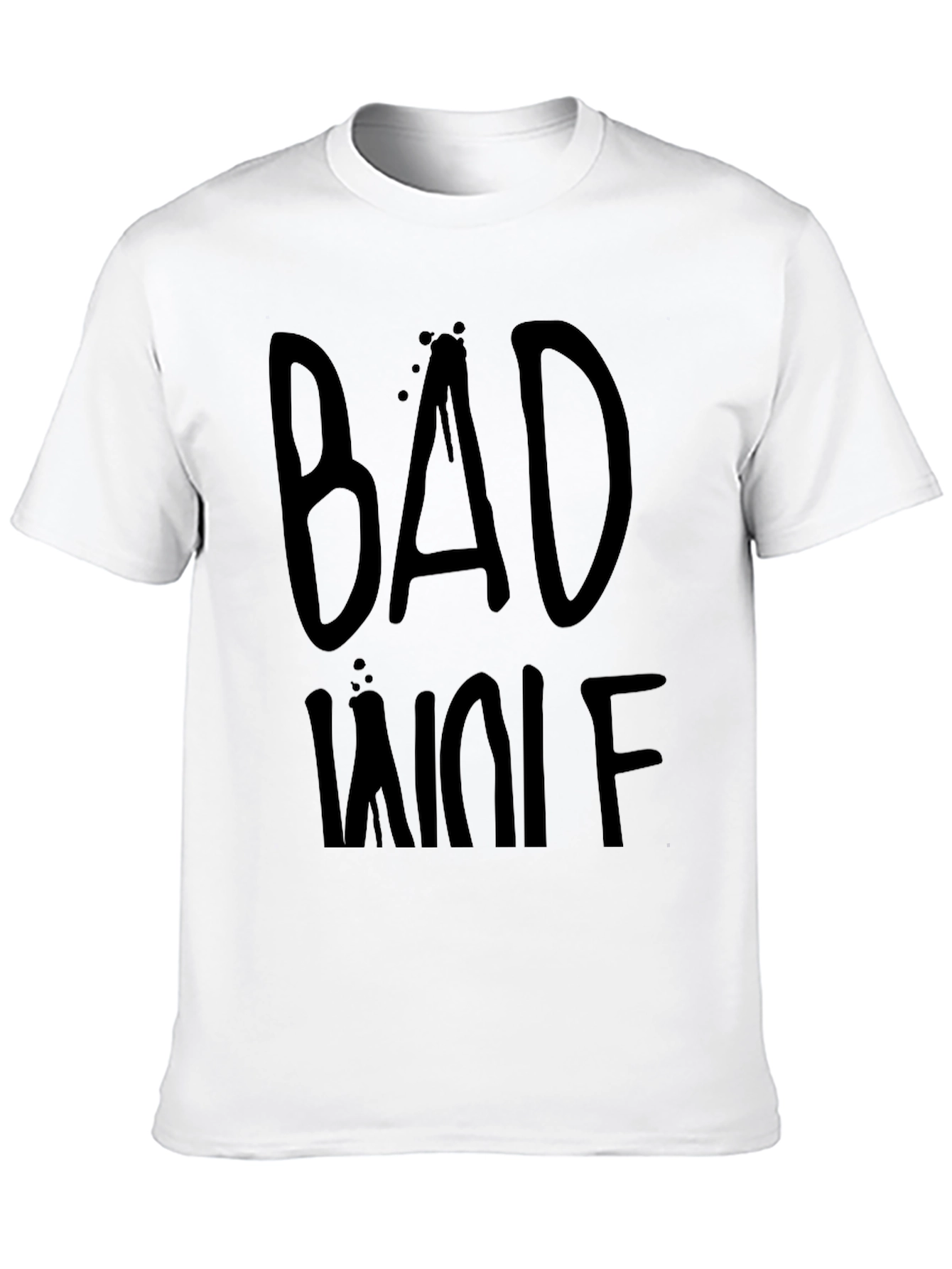 Bad Wolf Black Graphic T-Shirt